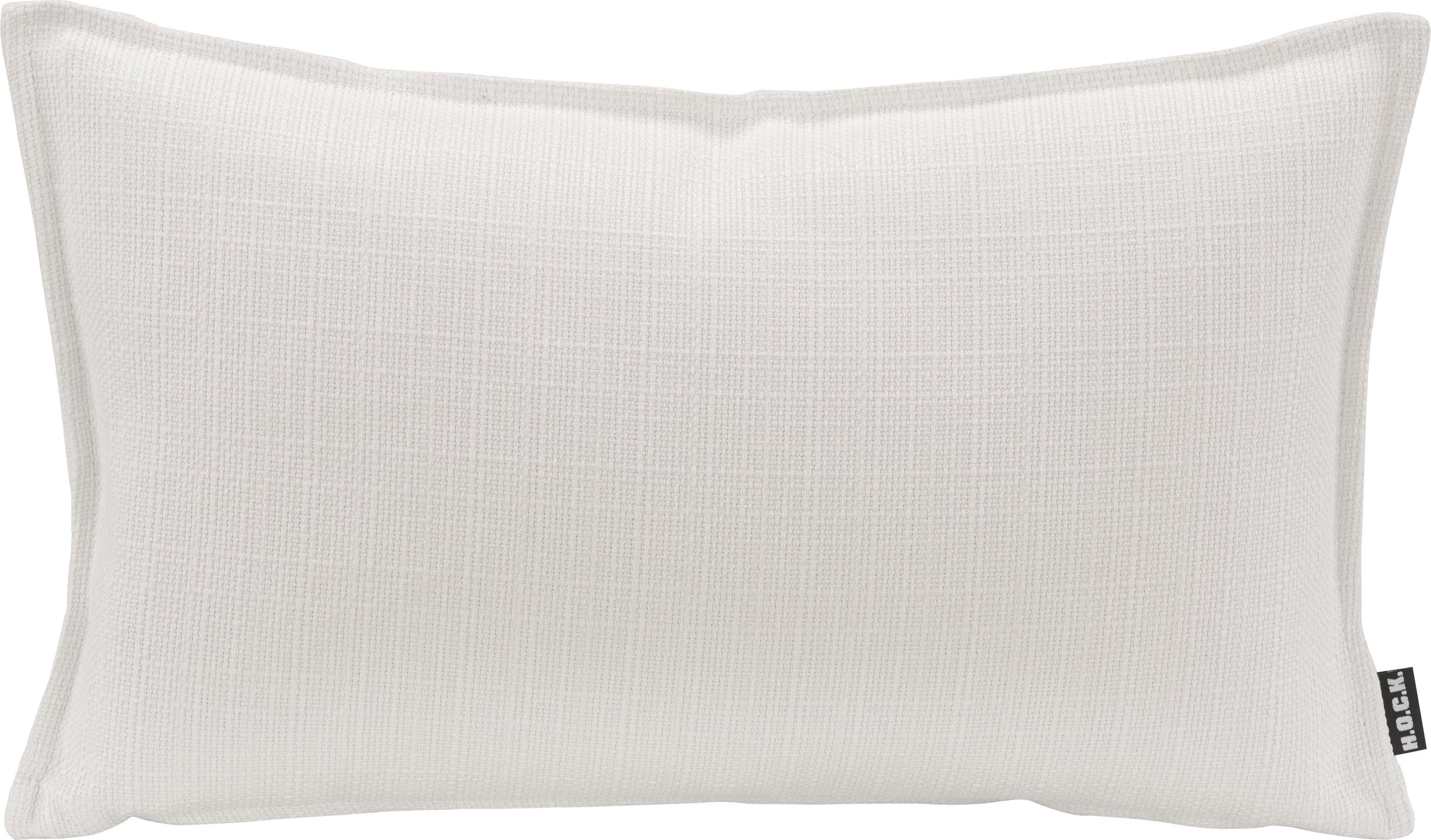 H.O.C.K. Dekokissen Mali Weiß Polyester Einfarbig