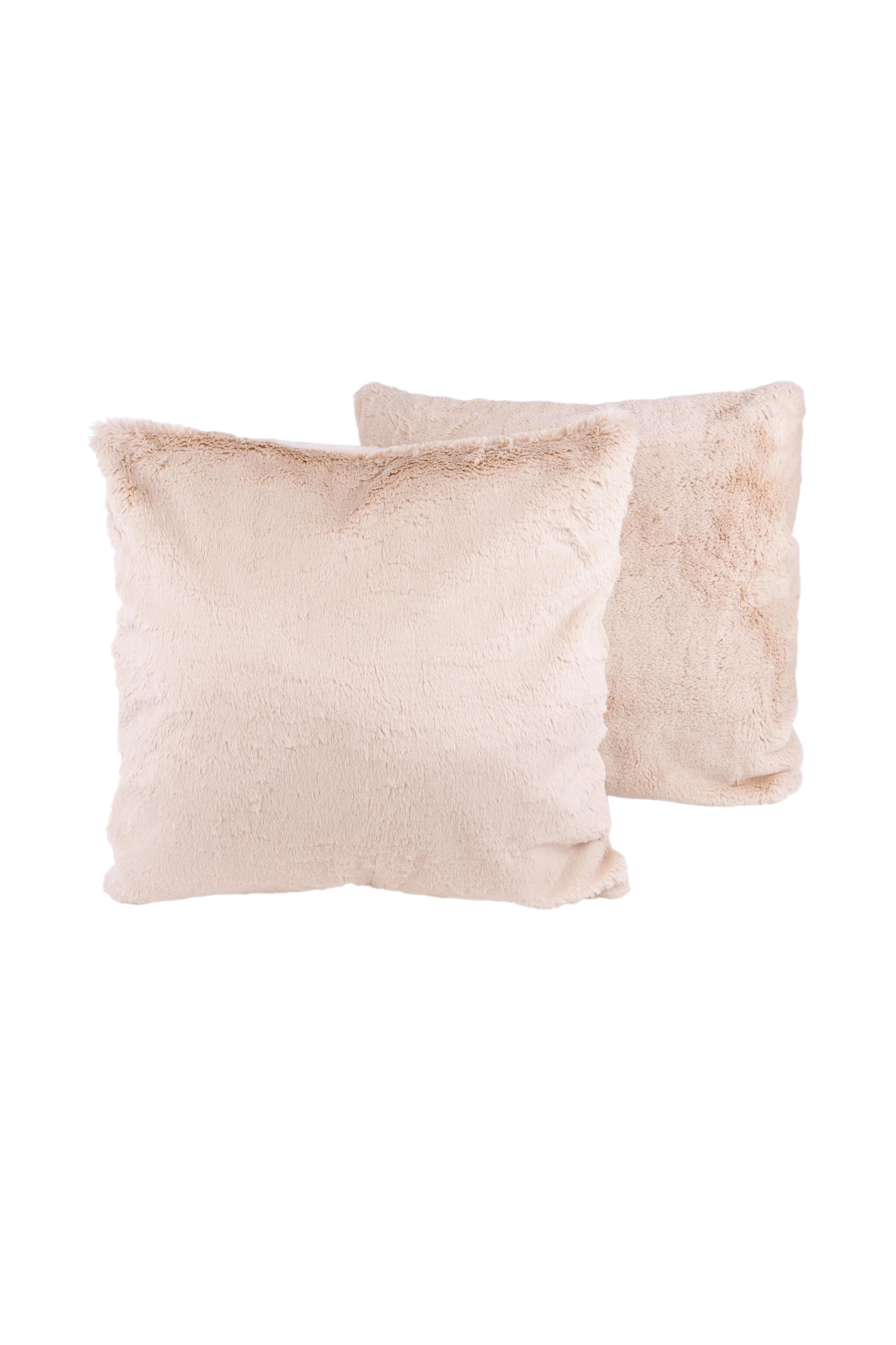 Fellkissen KENDA SAND Aimee 625 Beige 45x45cm Polyester