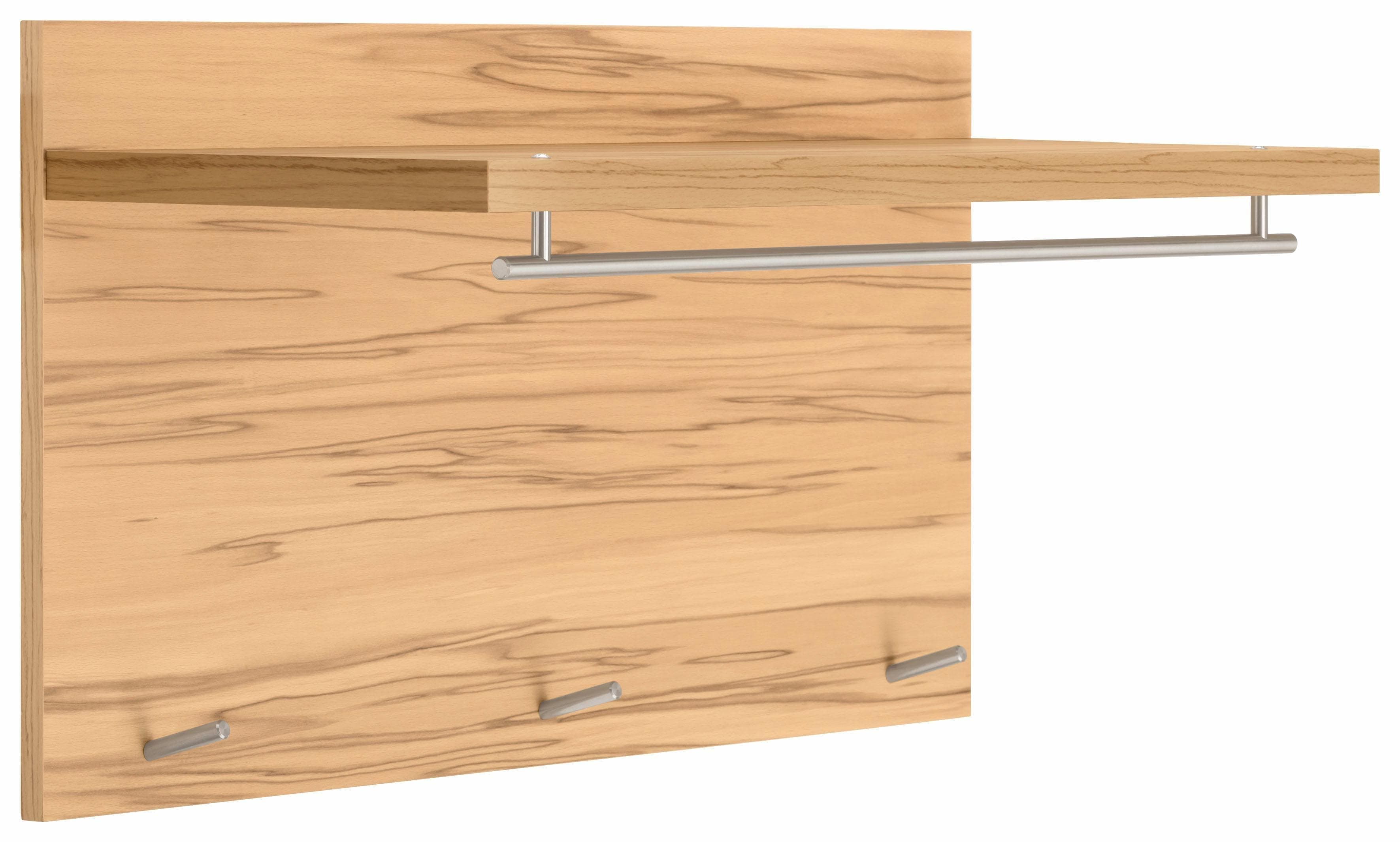 VOGL Möbelfabrik Garderobenpaneel Simone - Modernes Design mit Kleiderstange und Haken