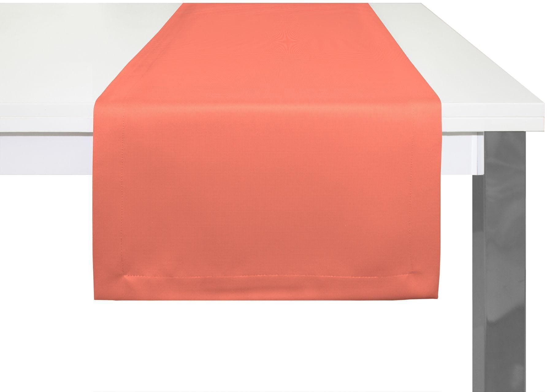 Adam Tischläufer Uni Collection Light Orange Bio-Baumwolle