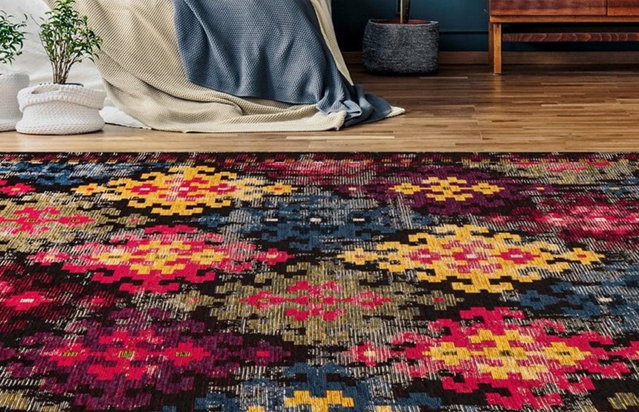 PADIRO Teppich Primavera 325 Bunt Moderner Flachflorteppich