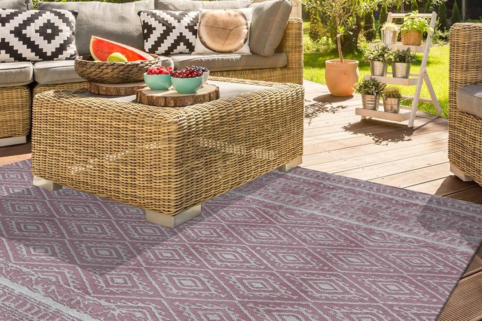 Kayoom Vintage Outdoor-Teppich - Pflegeleicht & Vielseitig