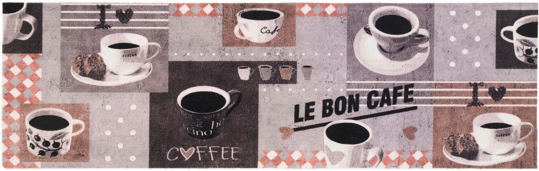 Küchenläufer BON CAFE Braun Polyamid Rutschhemmend