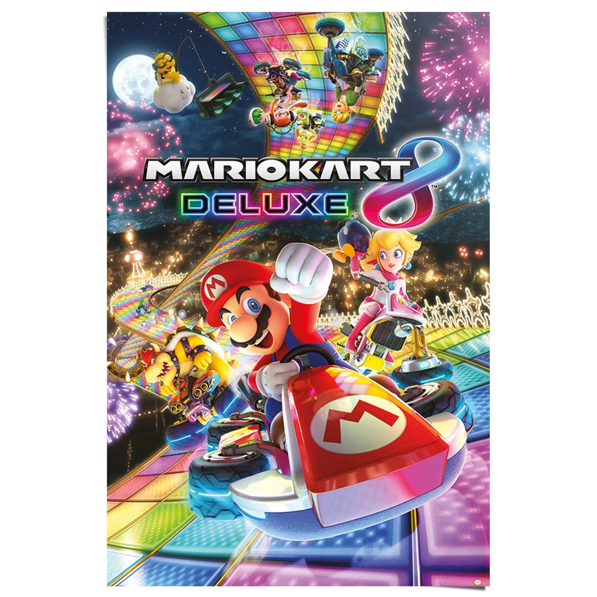 Reinders Mario Kart 8 Deluxe Poster Bunt Maxi-Format
