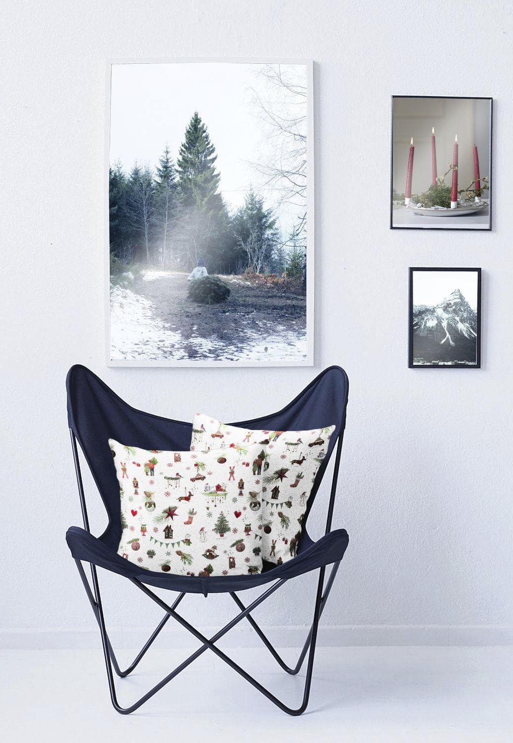 Apelt Dekokissen 6200 Bunt Winterwelt Motiv 39x39cm