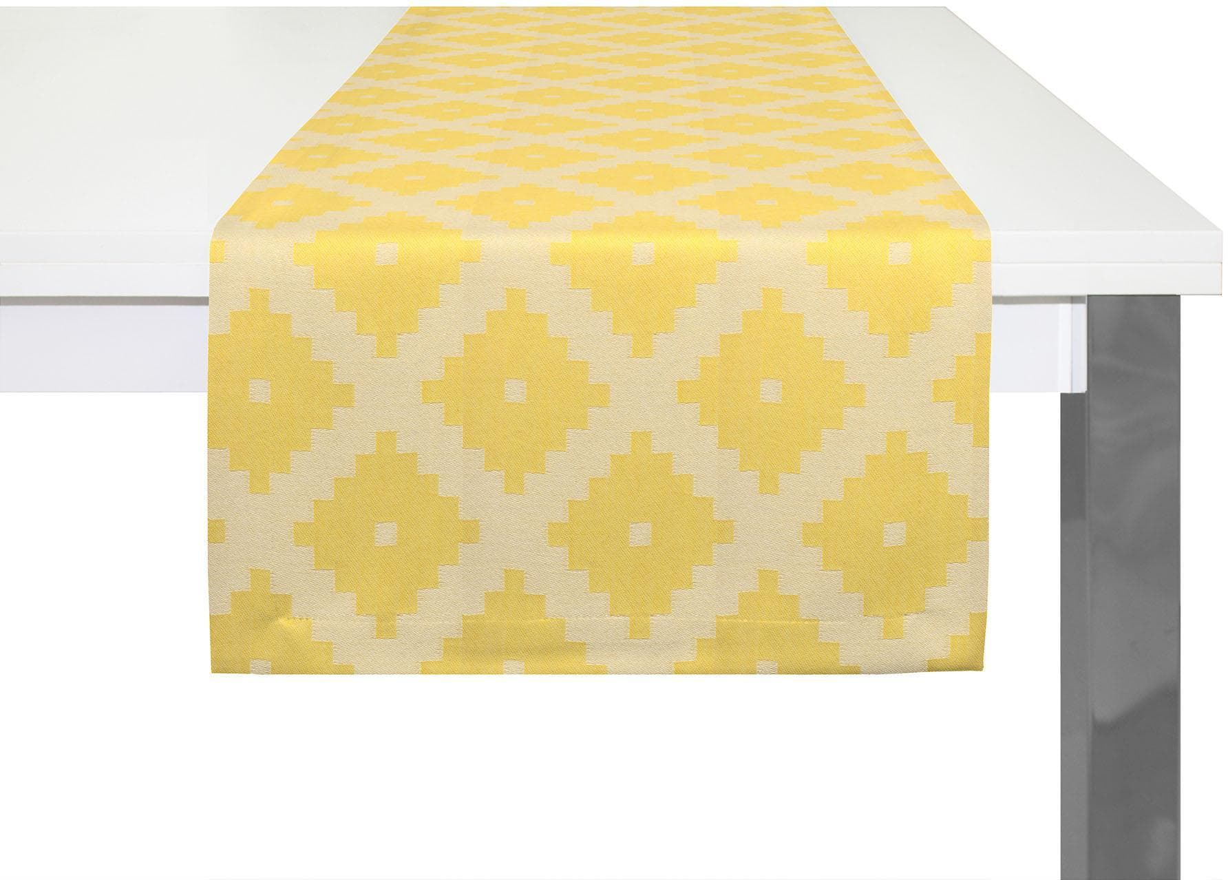 Adam Tischläufer Maroccan Shiraz Gelb Bio-Baumwolle