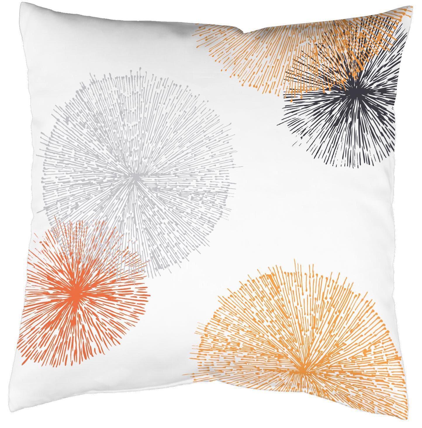 HOME WOHNIDEEN Dekokissen SCOPPIO Orange 40x40cm Polyester