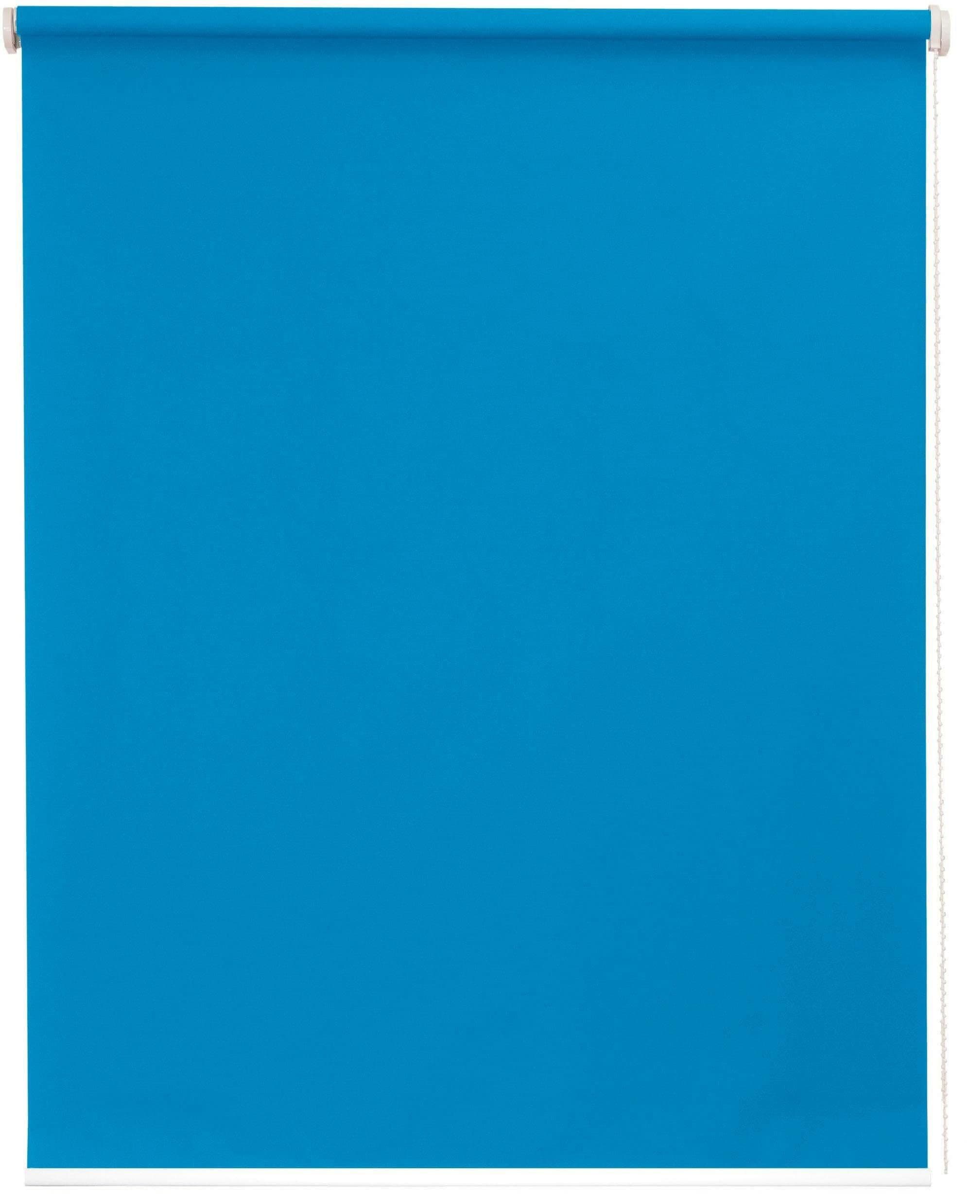 Seitenzugrollo Blau, 122x180 cm