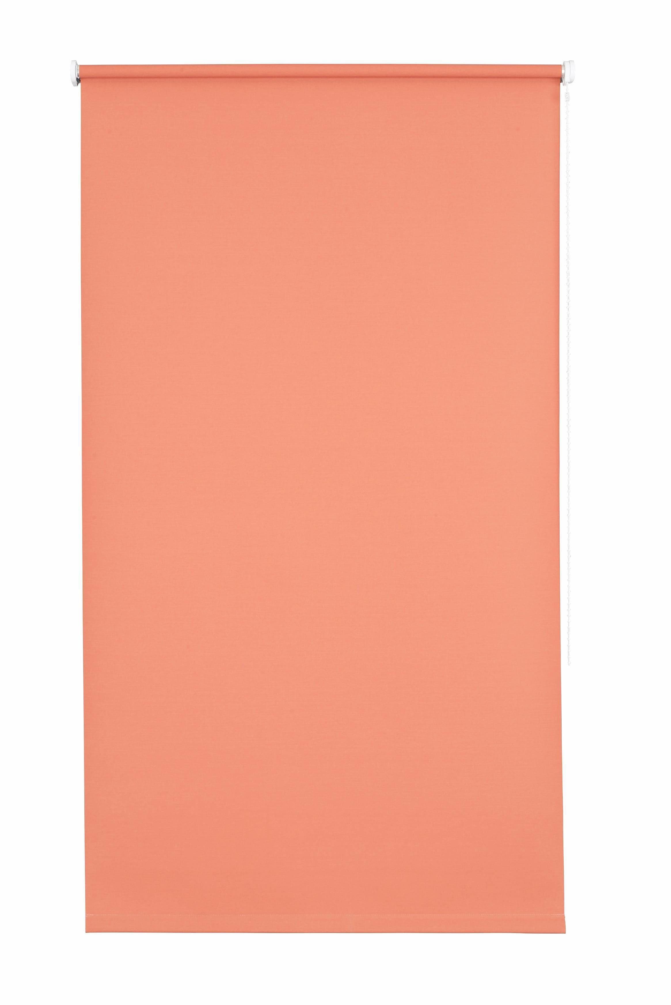 Seitenzugrollo SUNLINES "Uni" Orange Polyester 142x180 cm