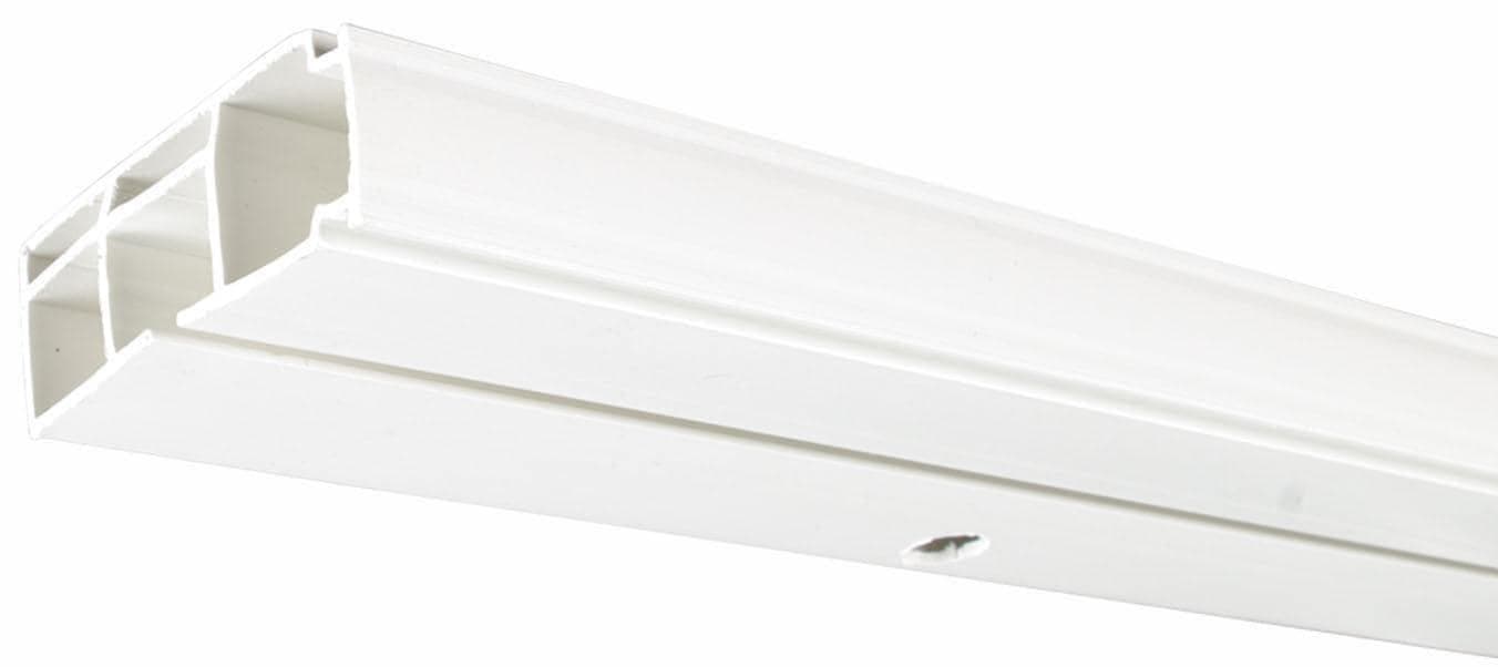 Liedeco Gardinenstange Gr. 4 Weiß 210 cm Kunststoff