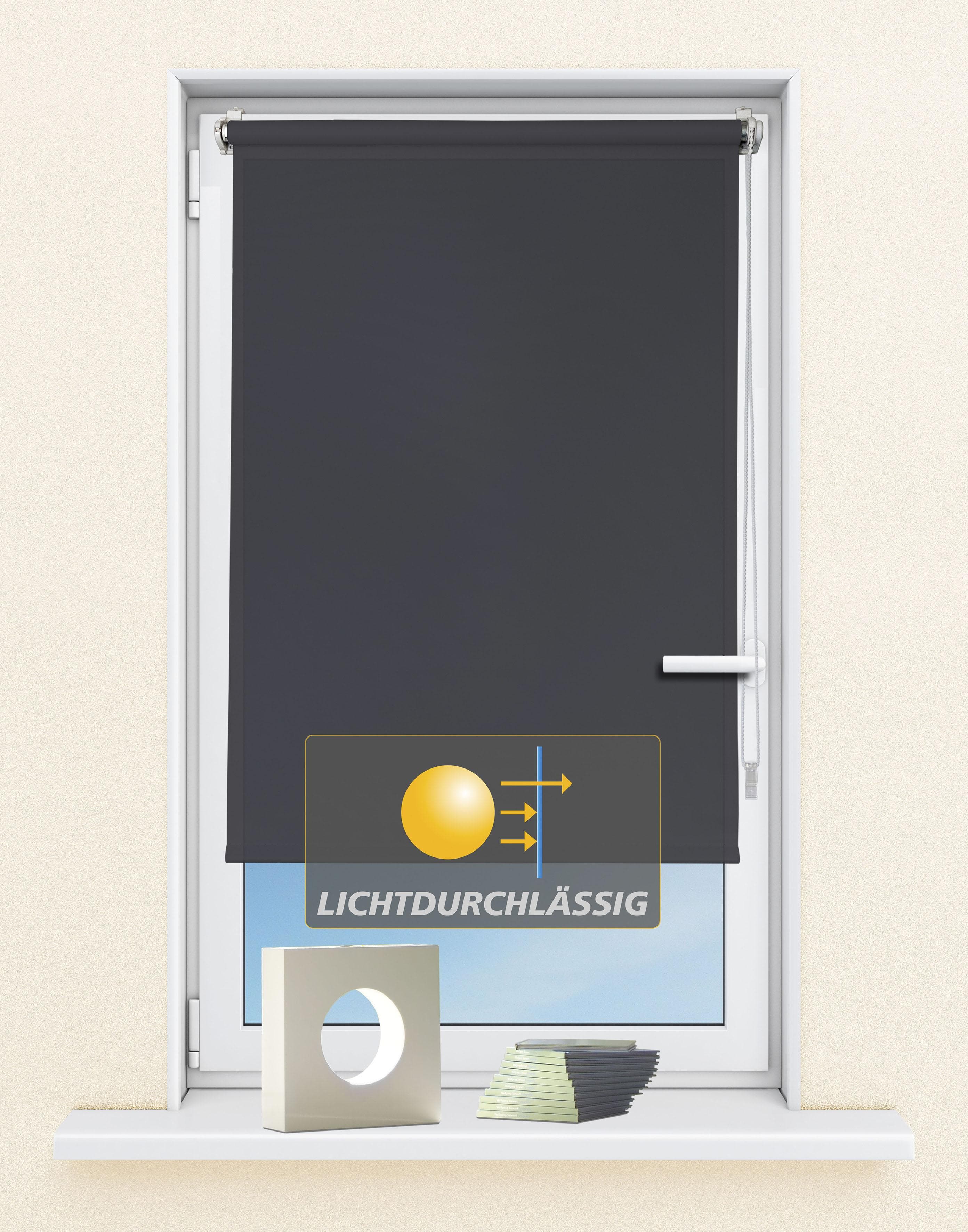 Seitenzugrollo KUTTI 'Ida' Lichtschutz Klemmfix
