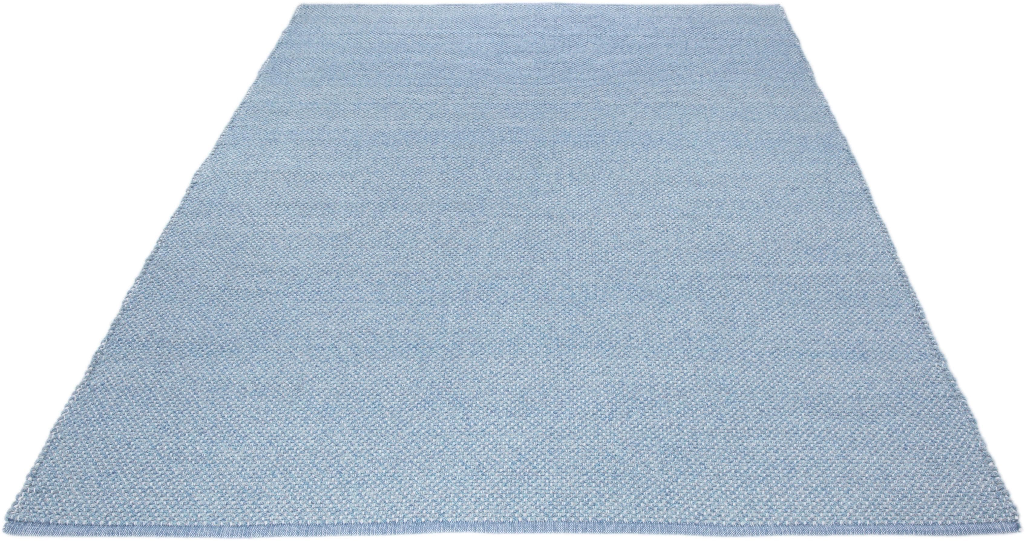 LUXOR LIVING Teppich Liv Gr. 3 Hellblau Baumwolle Handgewebt