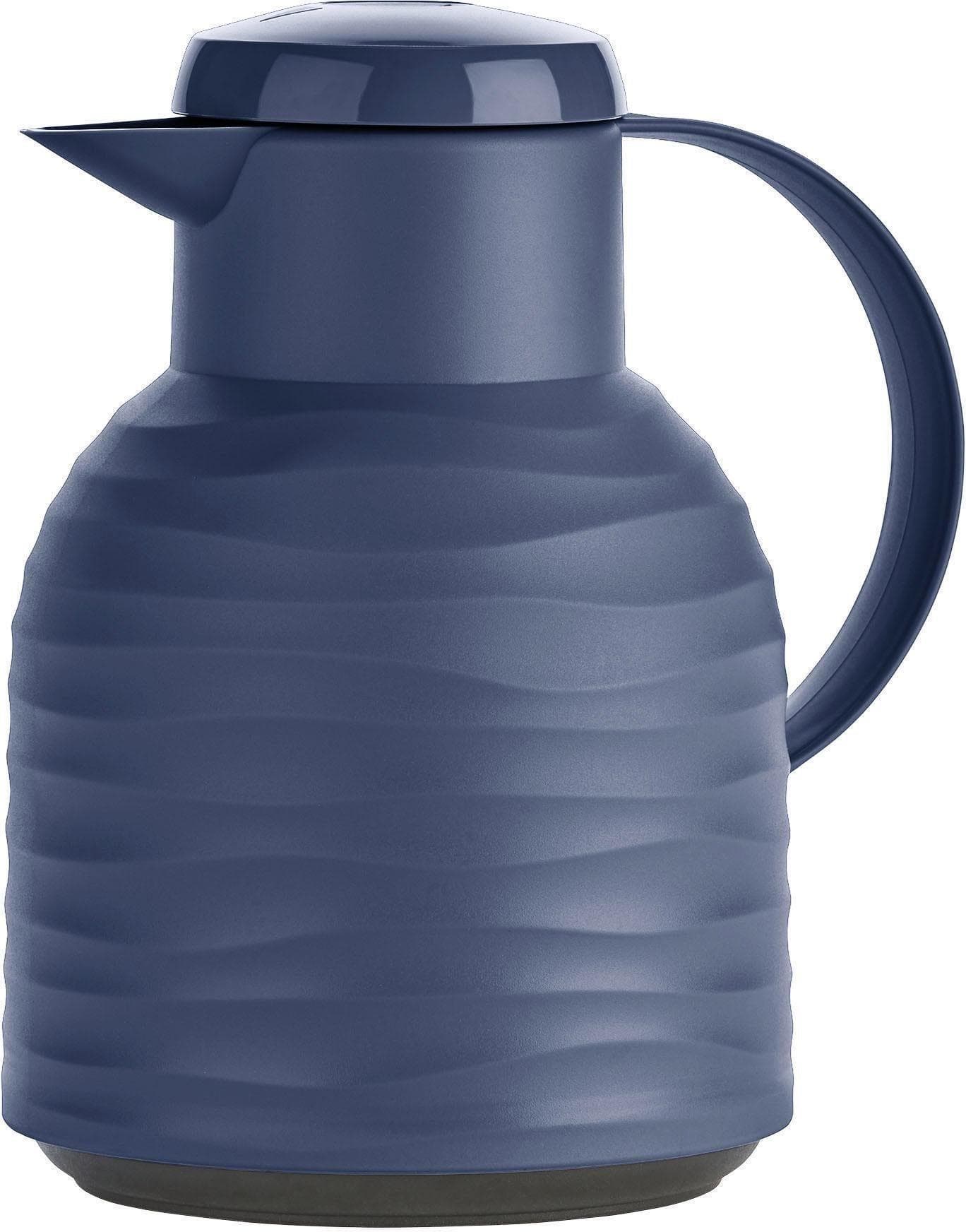 EMSA Isolierkanne Samba Wave Navy 1 Liter Glas