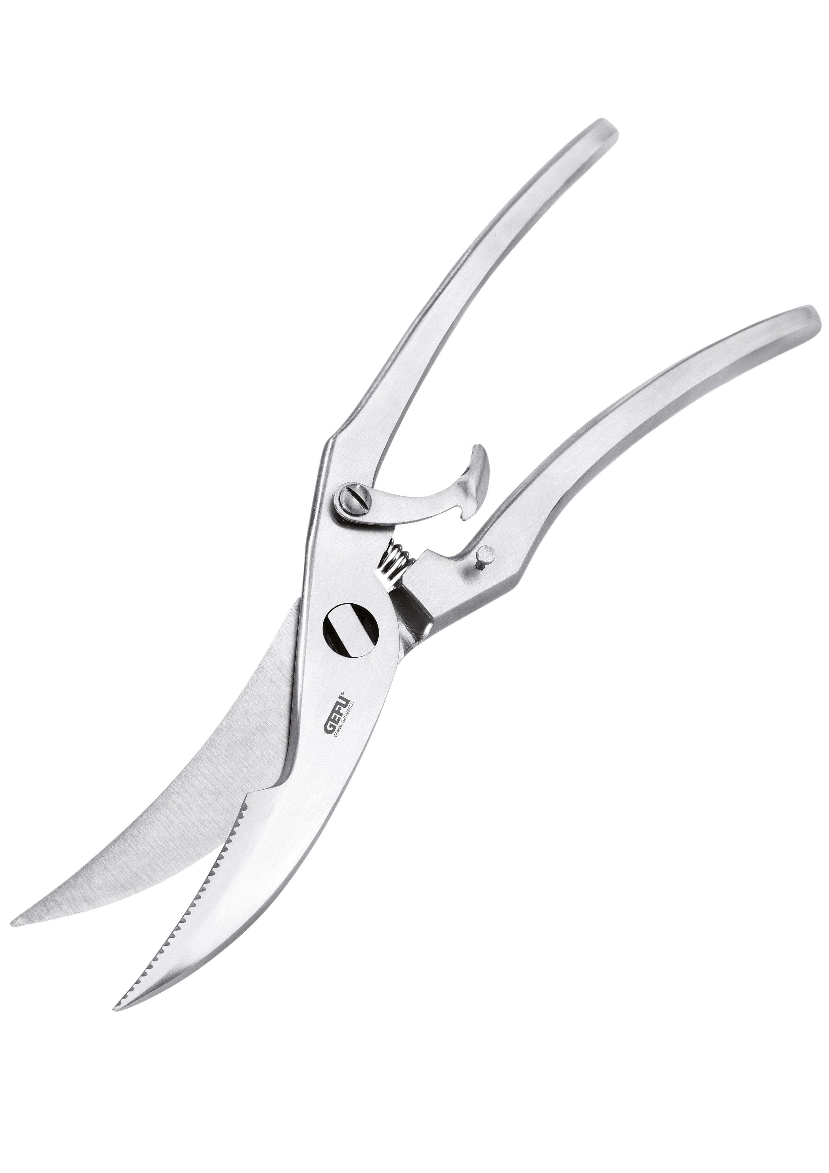 GEFU Geflügelschere Silber Scharfe Schneidzähne