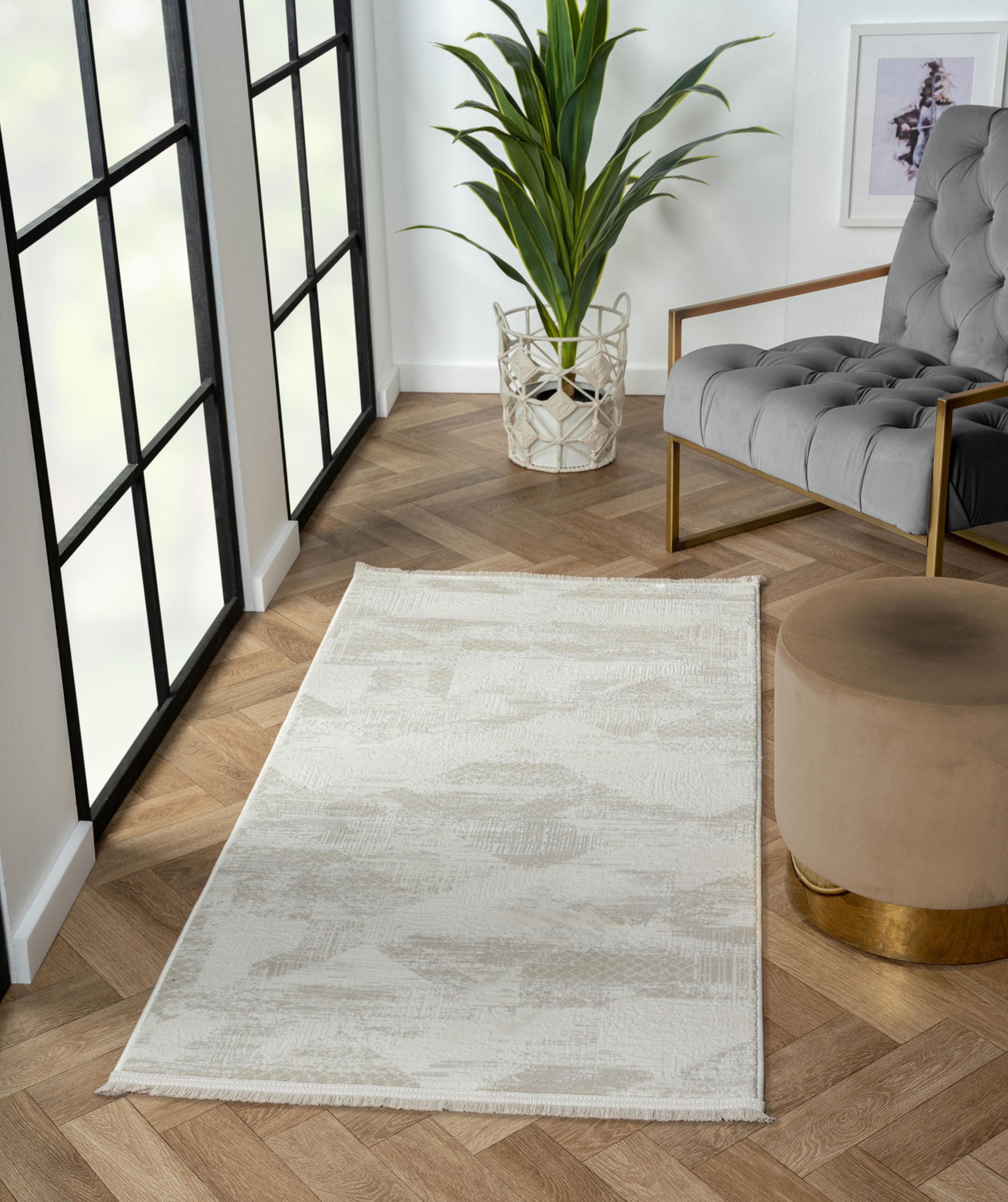 Myflair Möbel & Accessoires My Life Retro-Teppich mit Microfaser und Fransen