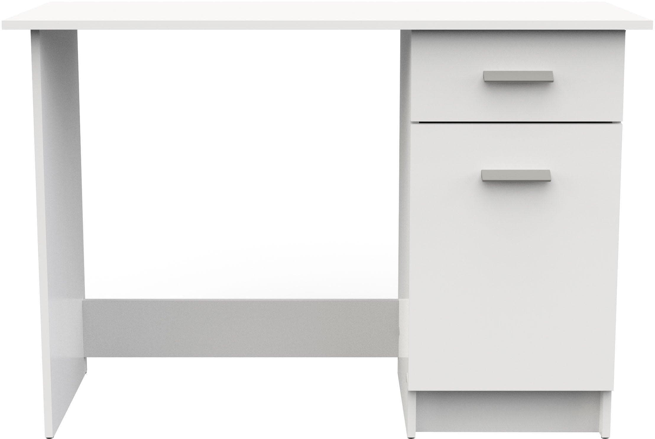 DEMEYERE GROUP Schreibtisch Osiris Weiß mit Schublade und Tür