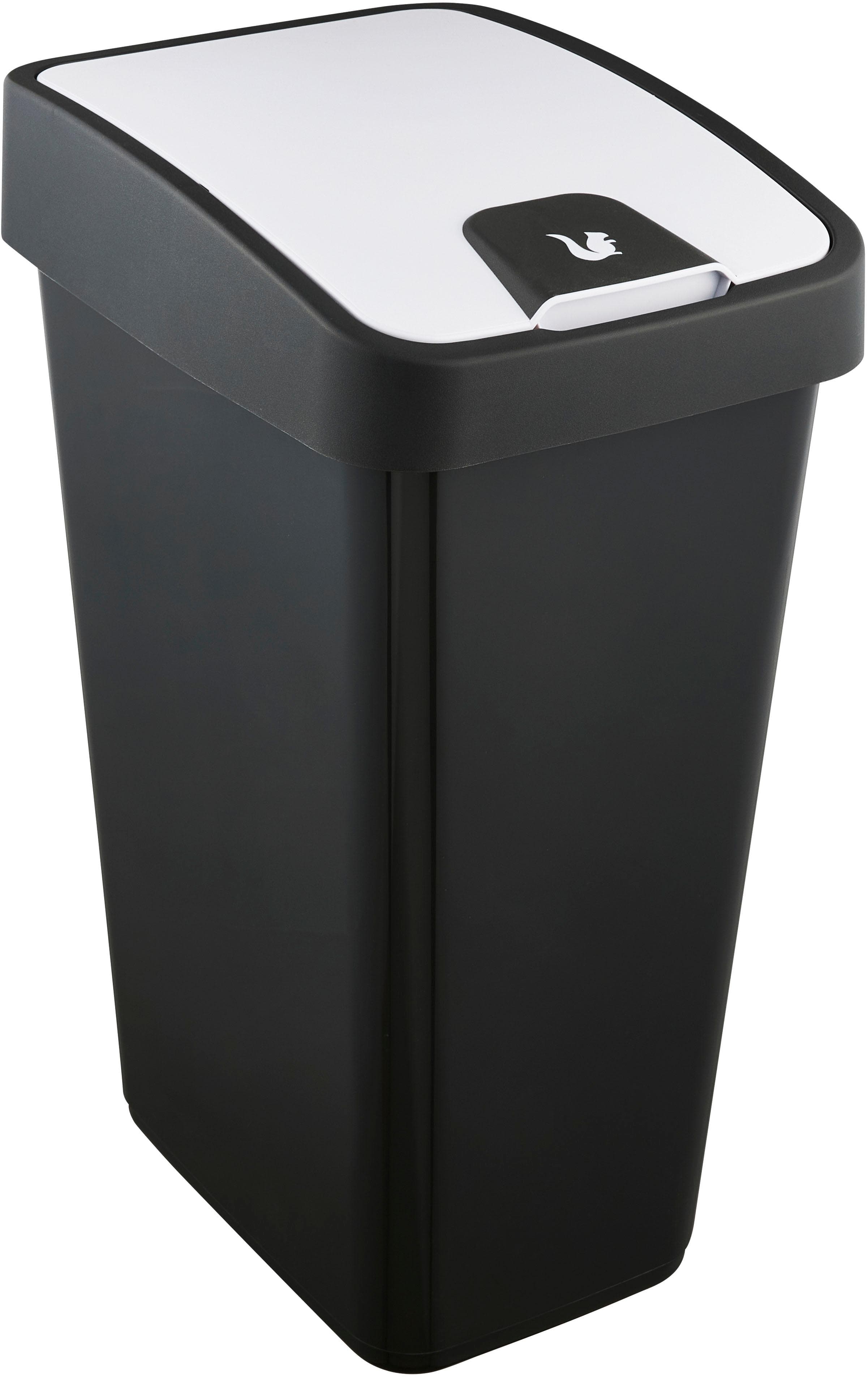 Mülleimer KEEEPER magne Abfallbehälter mit Flip-Deckel 45 Liter