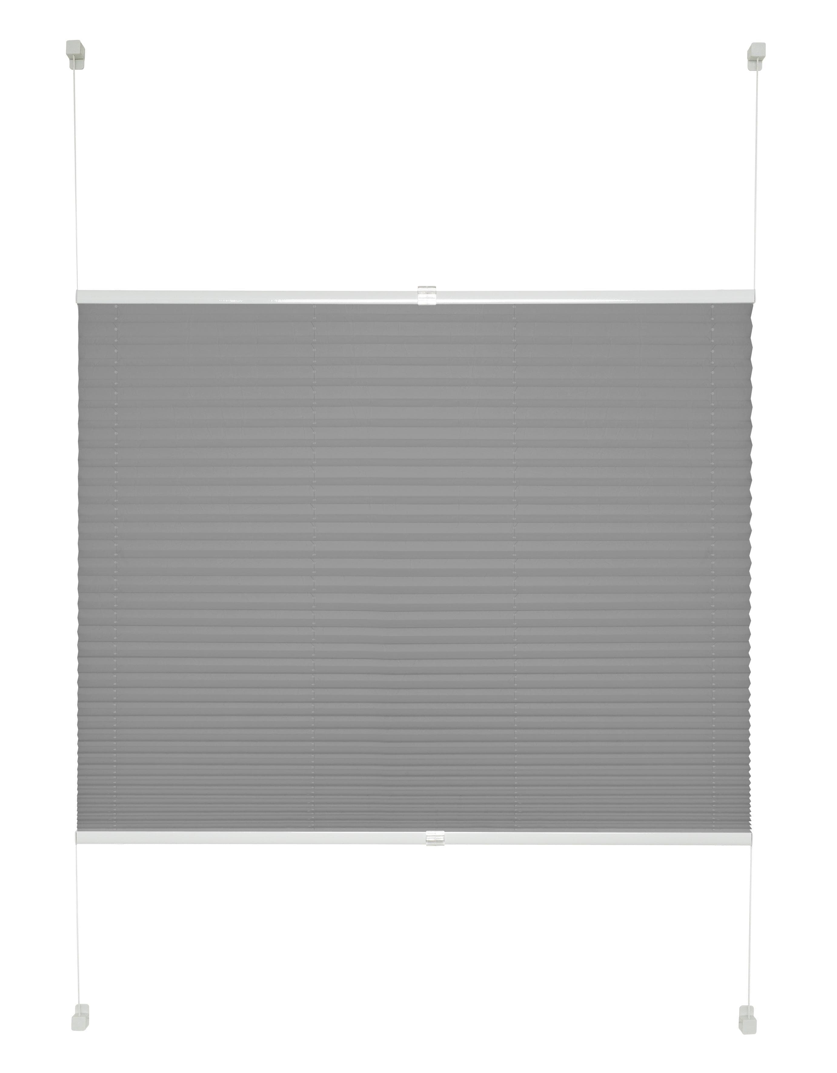 Plissee GOOD LIFE "Ada" Anthrazit 60x150 cm Polyester Lichtschutz