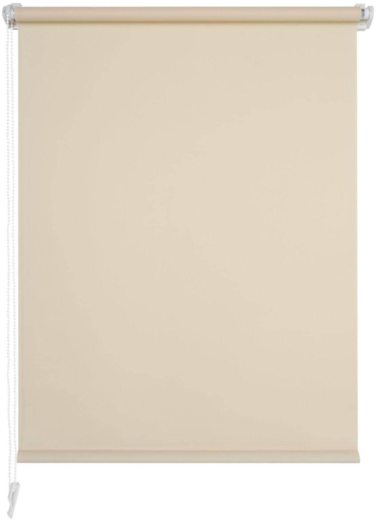 Seitenzugrollo LIEDECO "Klemmfix" Gr. 5 Creme Polyester 75x150 cm