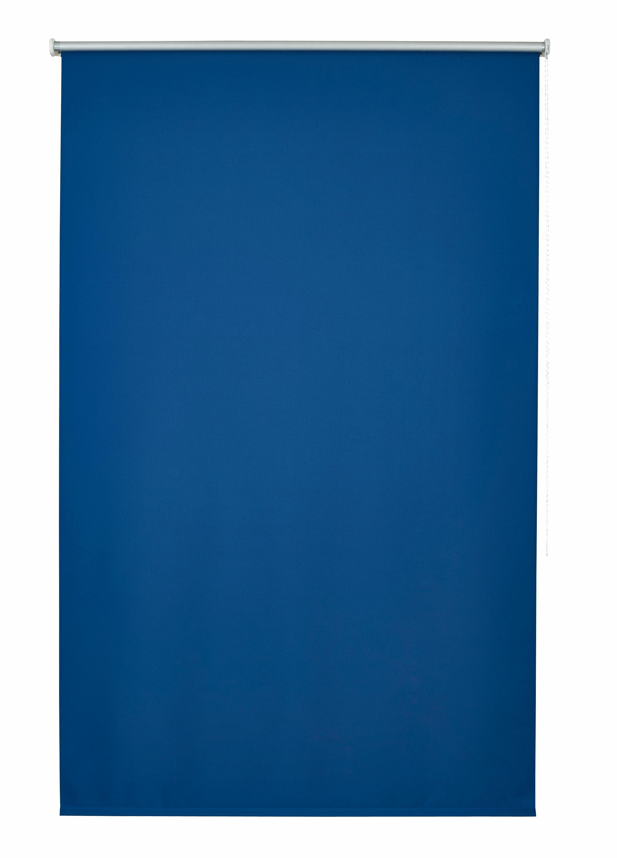 GOOD LIFE Seitenzugrollo Amelie 10 Blau Silberfarben 182x180cm Polyester