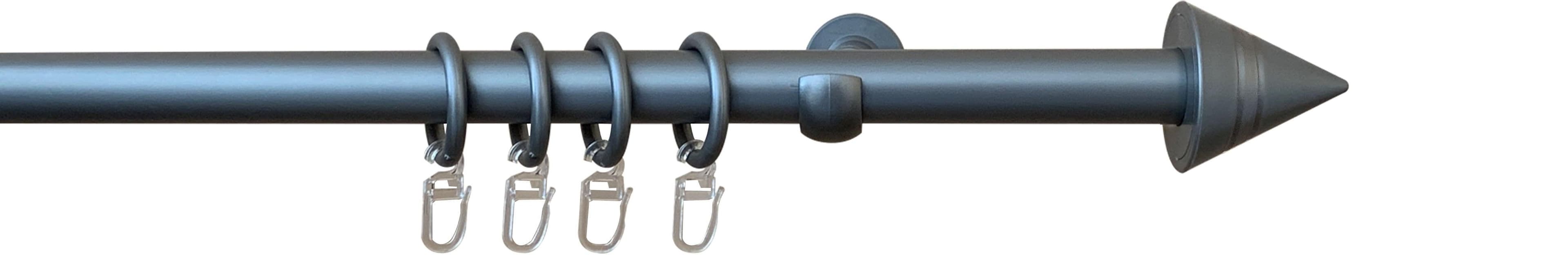 SN Deco Gardinenstange Como 1-läufig Silber