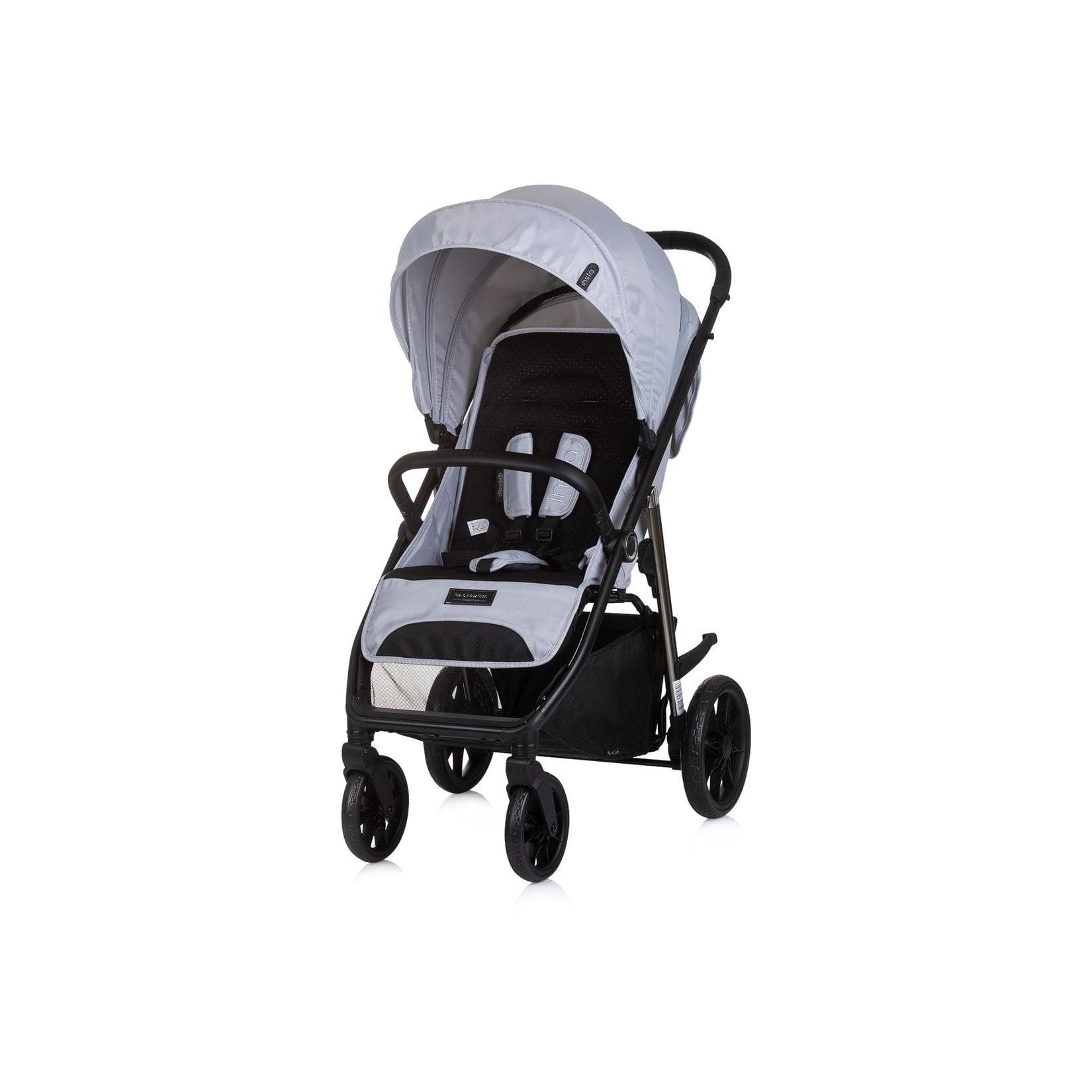 Chipolino Kinderwagen Buggy Insta Grau Klappbar mit Federung