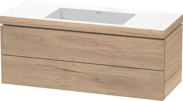 Modernes Waschtisch-Set aus Keramik und Möbelmaterialien