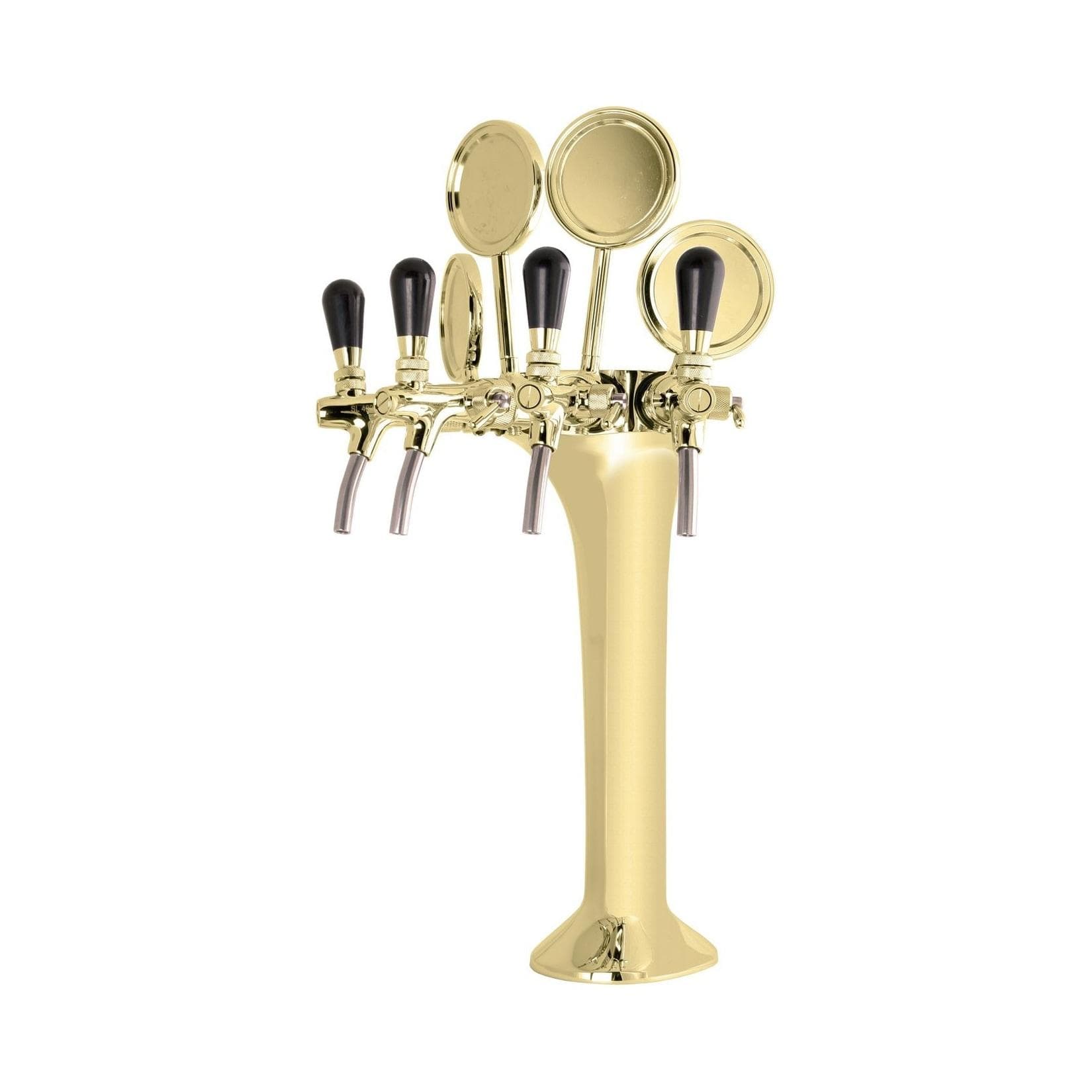 Schanksäule Gold 4-leitig Elegant Topp-Qualität