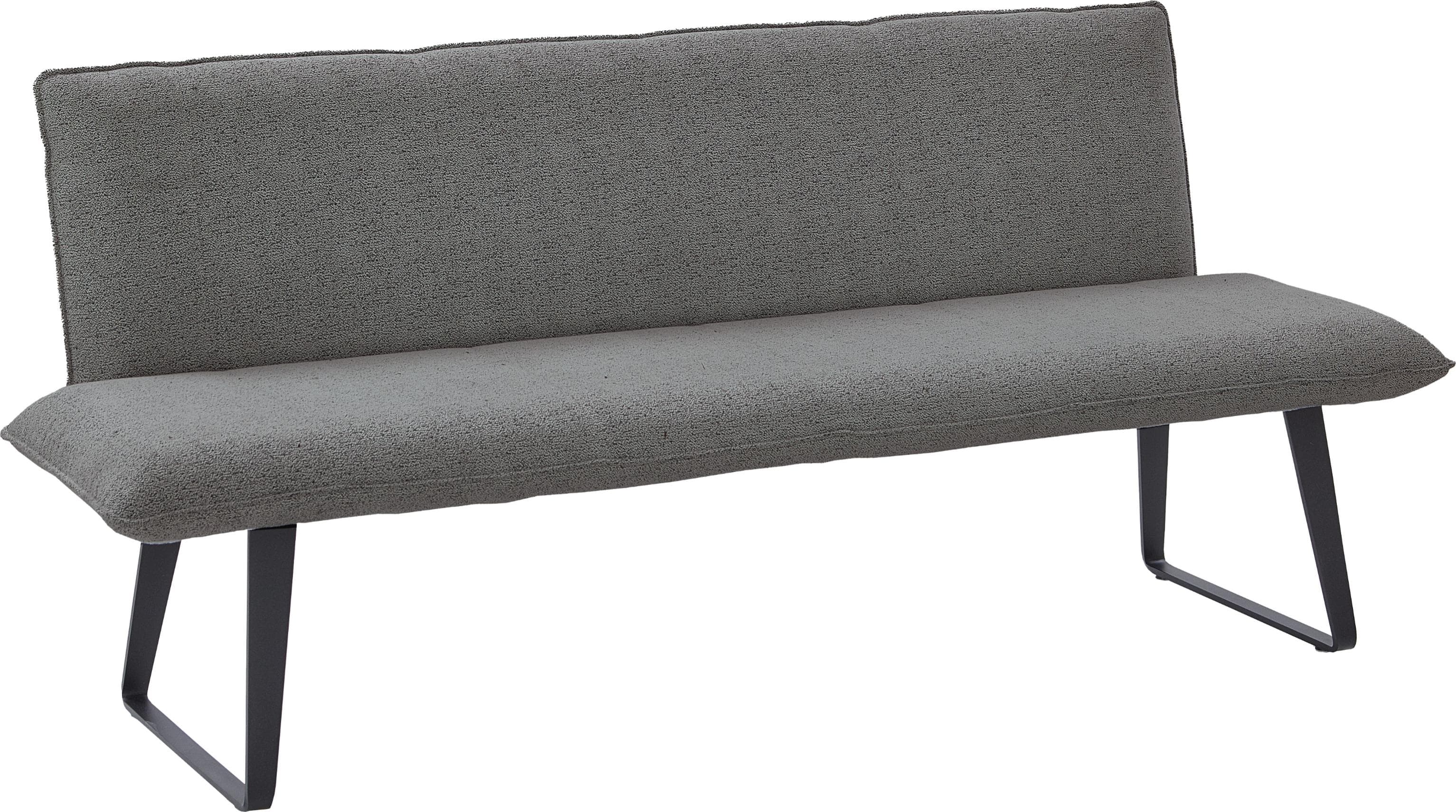 Polsterbank Solo NIEHOFF SITZMÖBEL Taupe Schwarz Micro-Federkern