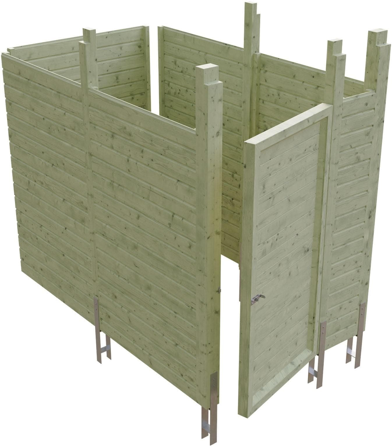 Carport-Geräteraum SKANHOLZ "Abstellraum C7" Grün Holzwerkstoff