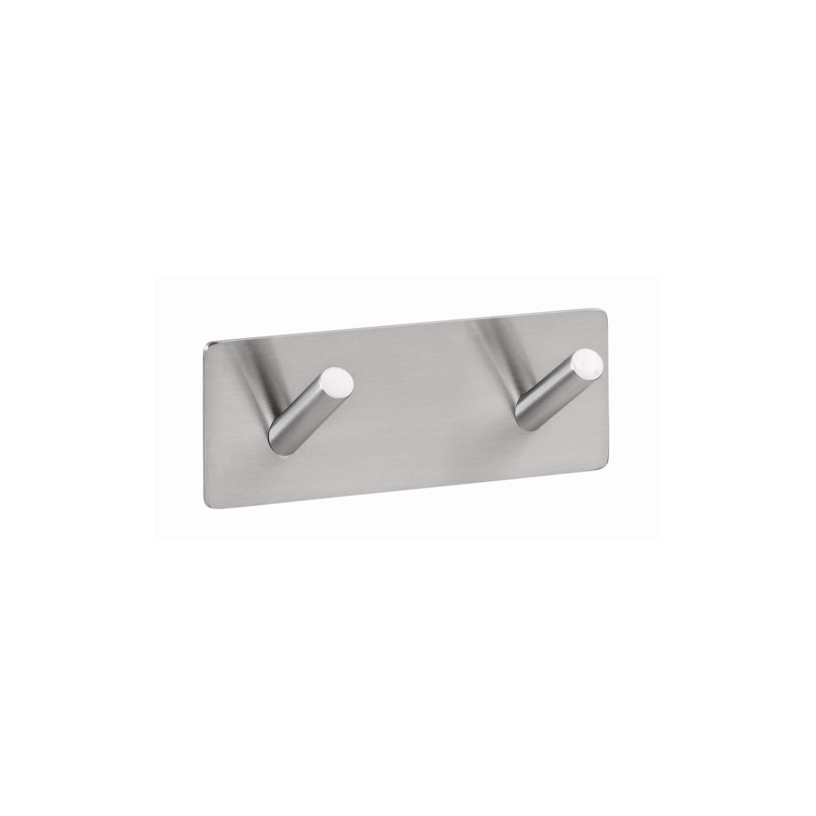 Brillantbad BEASY Kleiderhaken Edelstahl Gebürstet 38x115x45 mm für Bad & Küche