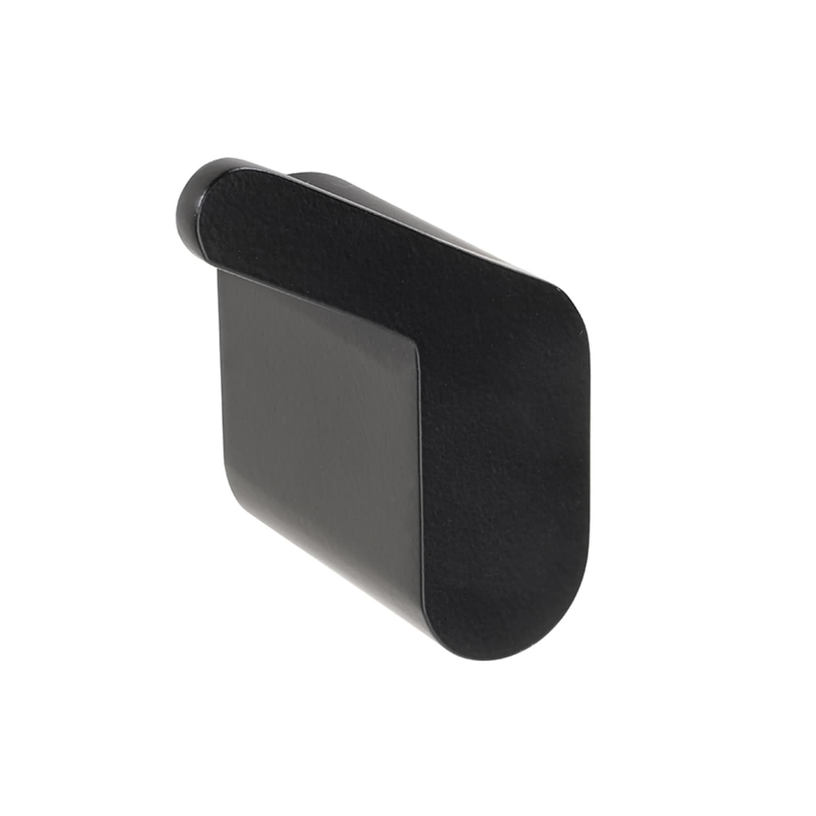 Brillantbad BORGANIC BLACK Kleiderhaken Links Edelstahl Zink Schwarz