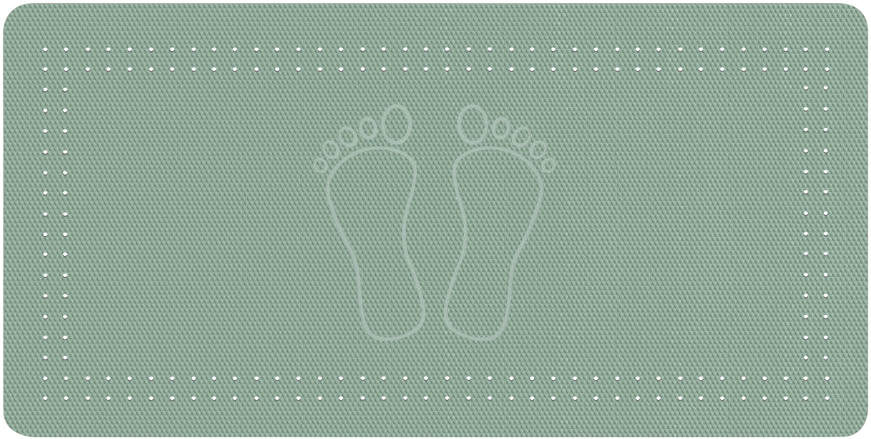 Kleine Wolke Badaccessoire-Set Wanneneinlage "Foot" aus Naturkautschuk