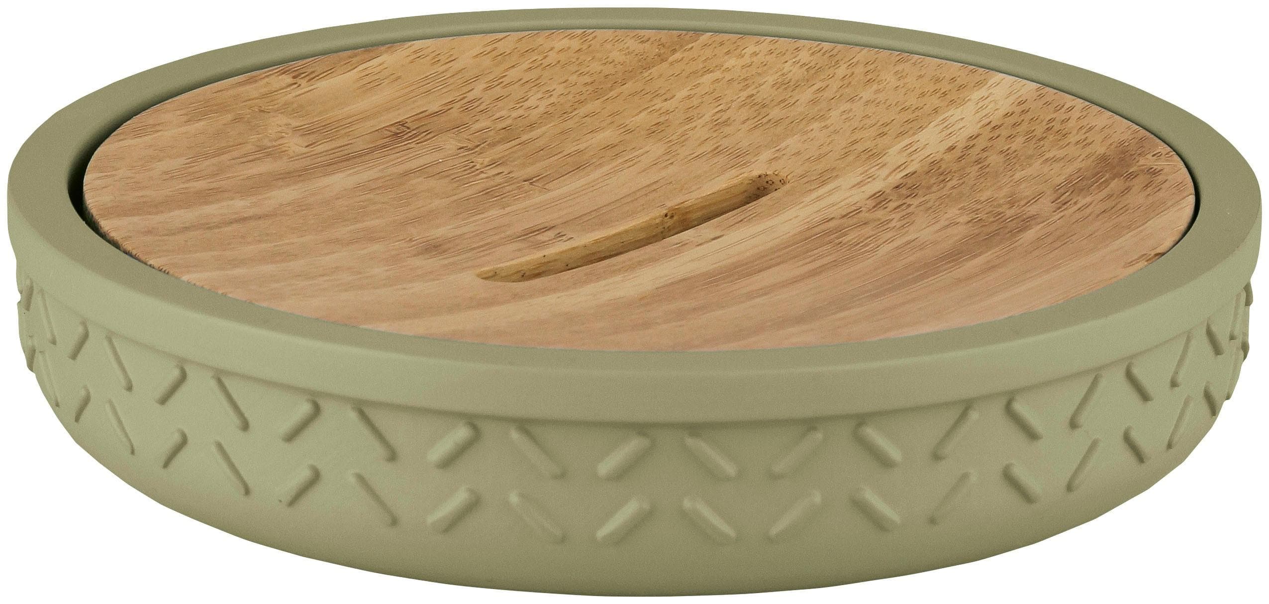 Kleine Wolke Seifenschale Dash Grün Bambus Polyresin