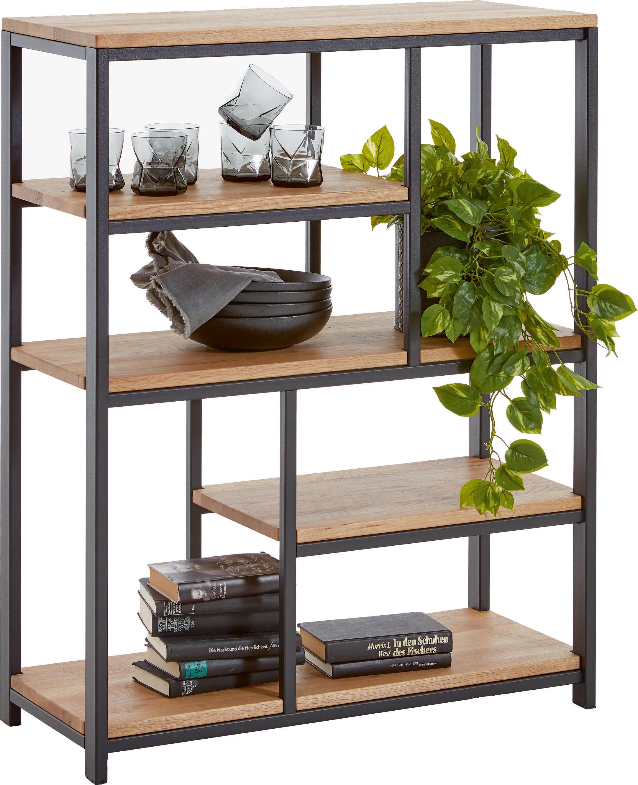 Raumteiler NIEHOFF SITZMÖBEL, Massivholz, Balkeneiche natur