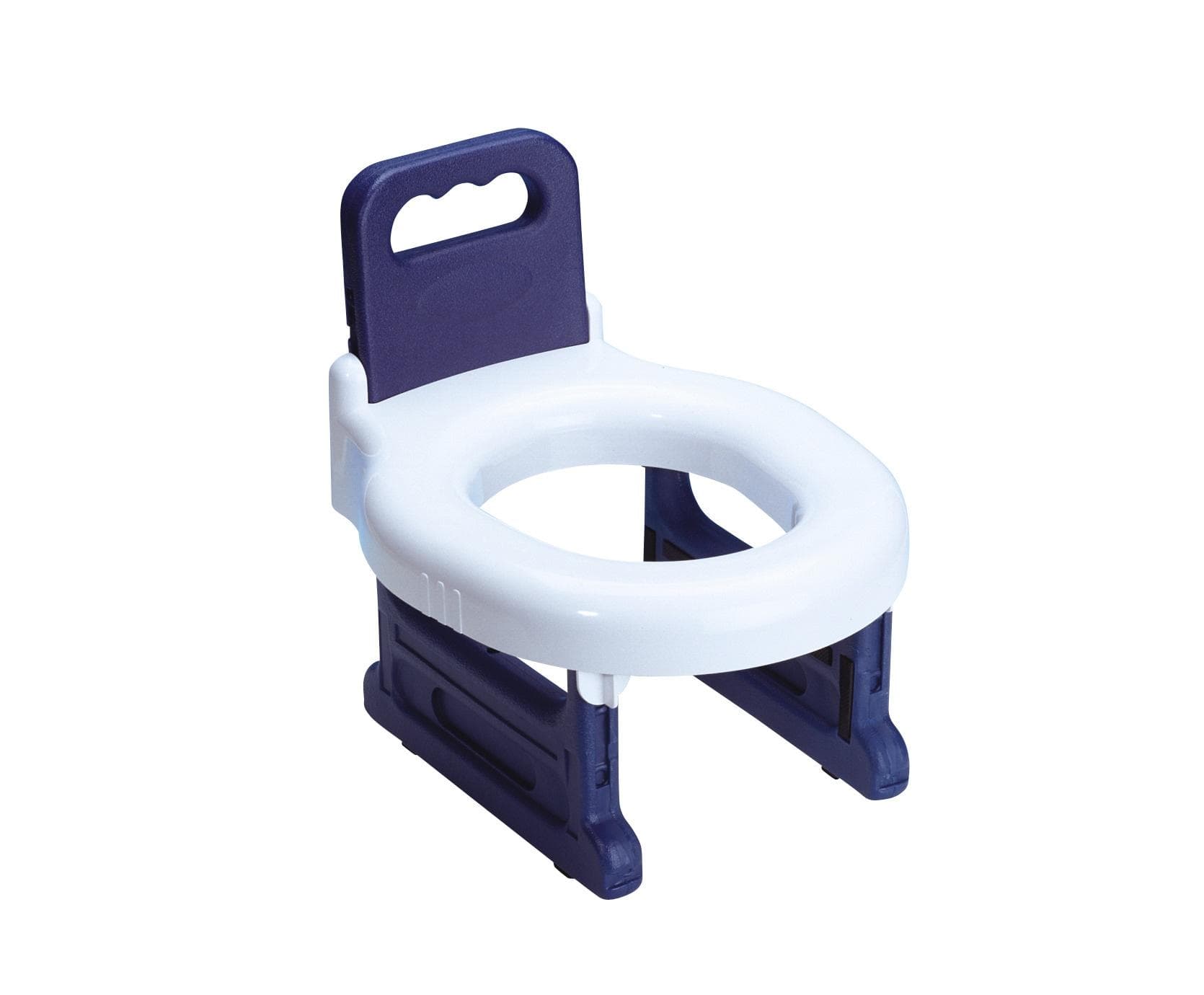 ADOB Kinder-WC-Sitz Baby-Toilet-Seat Blau/Weiß Kunststoff