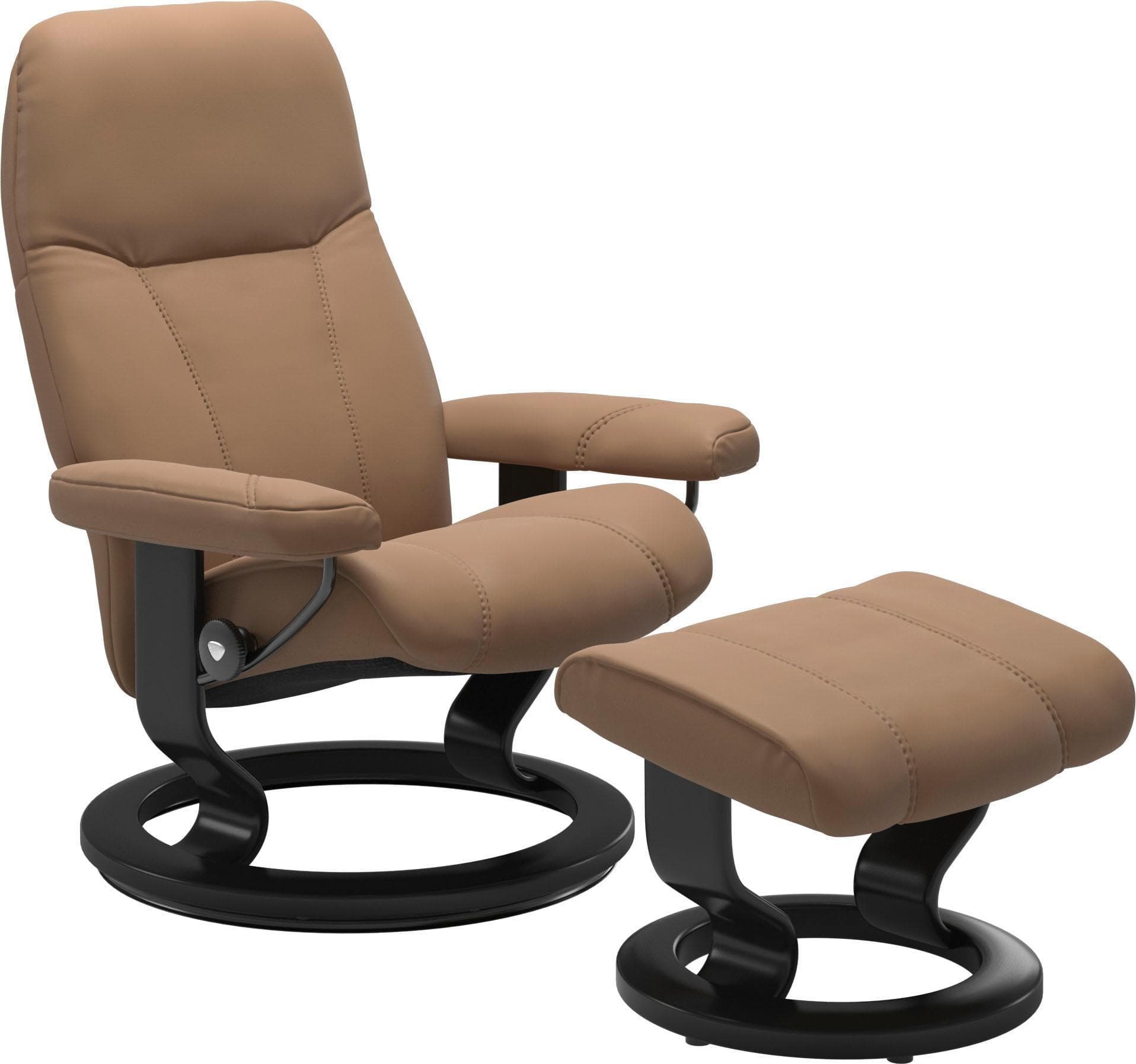 Relaxsessel STRESSLESS Consul Braun Leder BATICK
