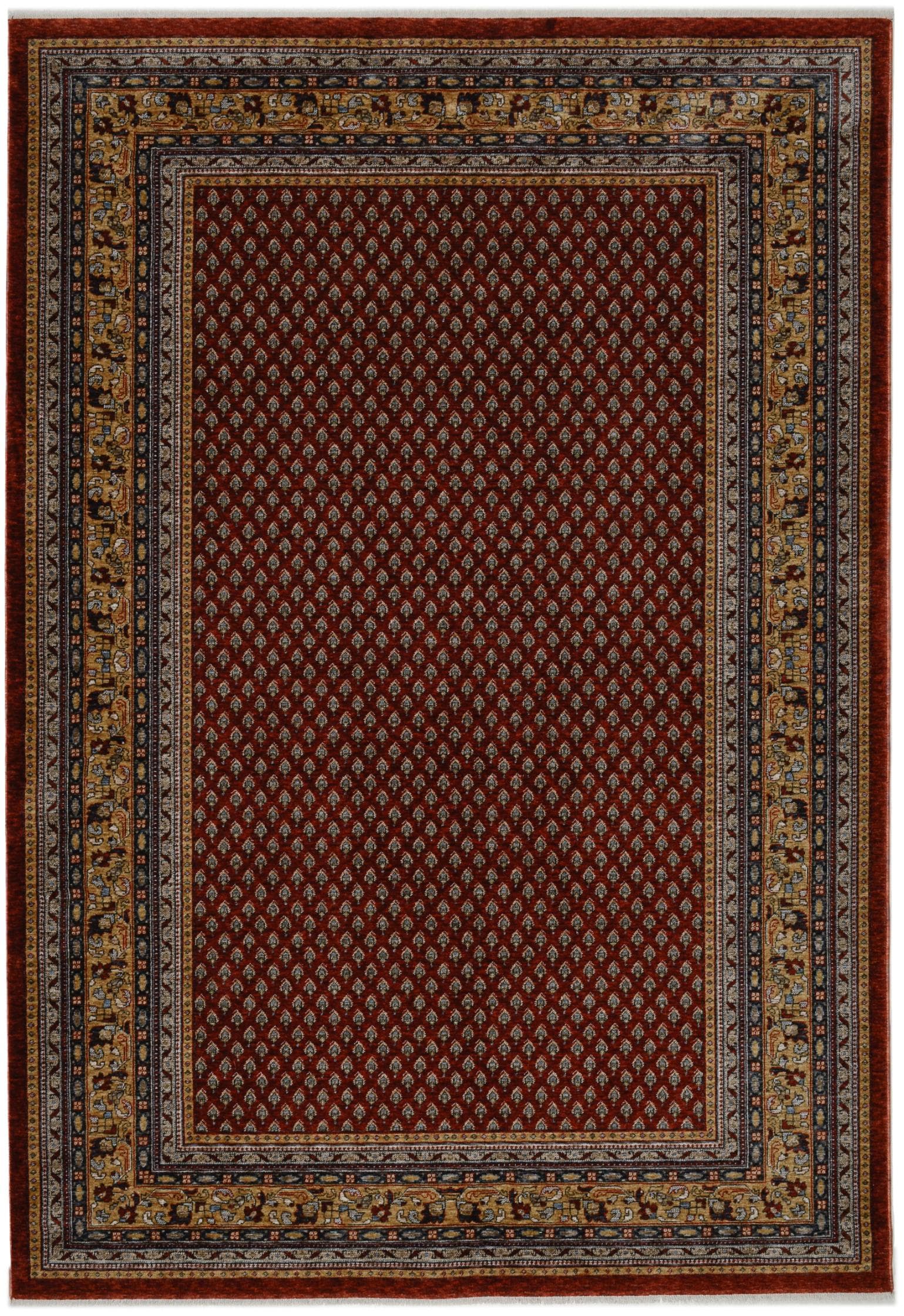 THEKO Mir Teppich: Luxuriöser Kurzflor mit Orient-Optik & Bordüre