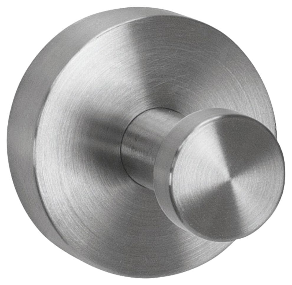 Kleine Wolke Wandhaken Allegra Grau Chrom Edelstahl 2er Set