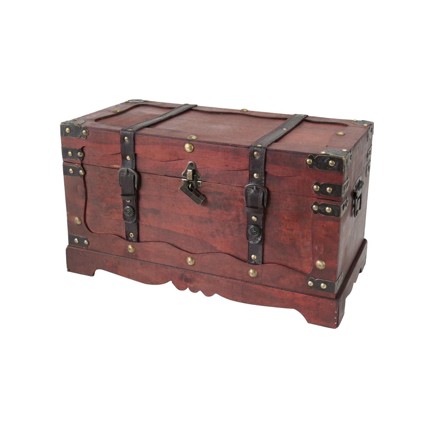 HMF Schatztruhe Frankreich Holz Truhe Vintage