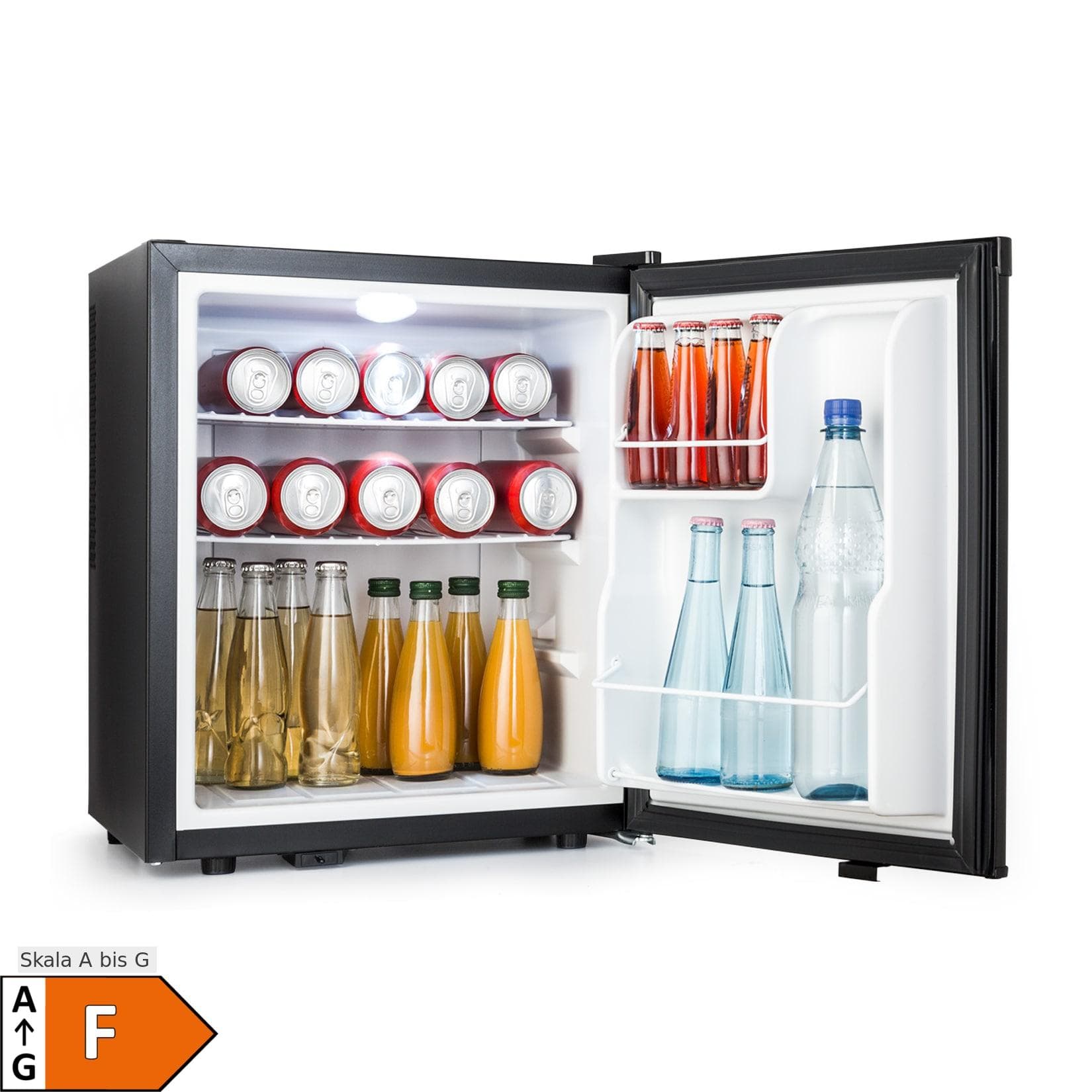 Happy Hour 38 Mini-Kühlschrank Minibar Getränkekühlschrank 38 L Schwarz