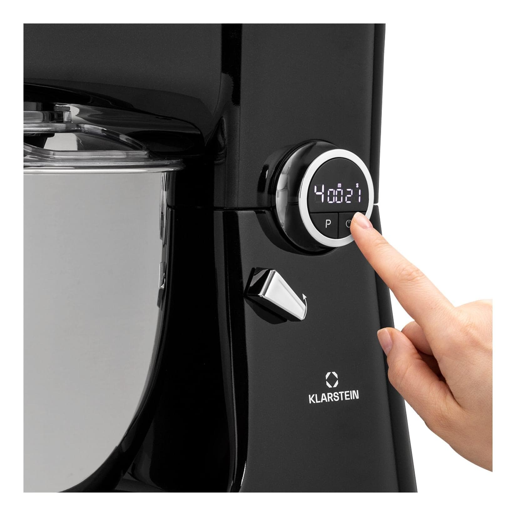 Klarstein Renata Rossa Küchenmaschine 3-in-1 2000W 2,7PS 5Ltr Edelstahl BPA-frei