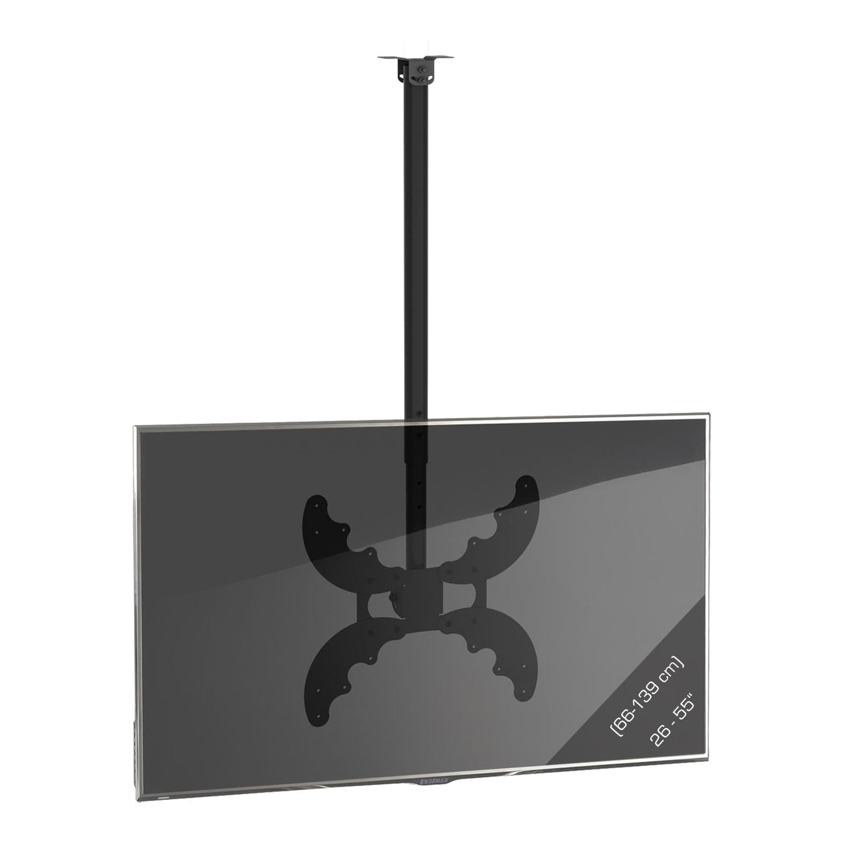 VCM TV-Deckenhalterung B-DX 400 Schwarz höhenverstellbar 360 Grad