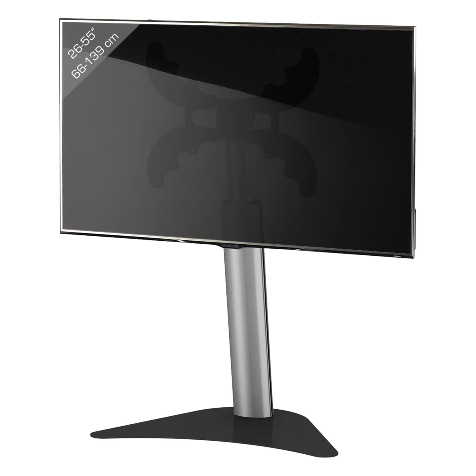 VCM TV Standfuß höhenverstellbar Schwarz für 26-55 Zoll