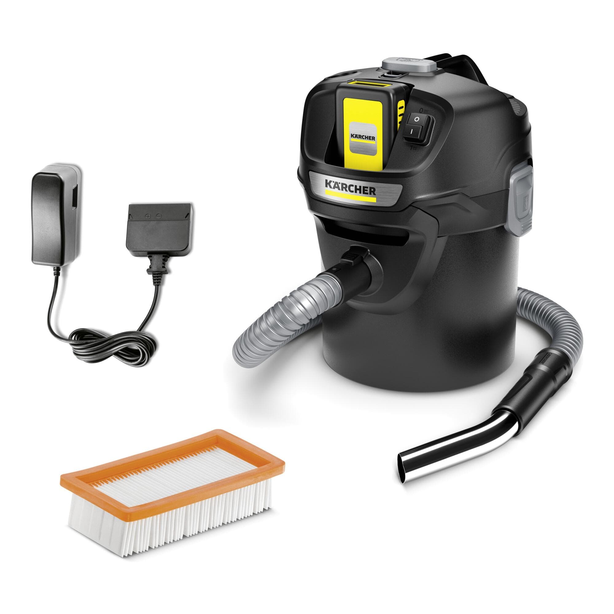 Kärcher Home & Garden AD 2 1.348-301.0 Aschesauger 230W 14l inkl. 1 Akku