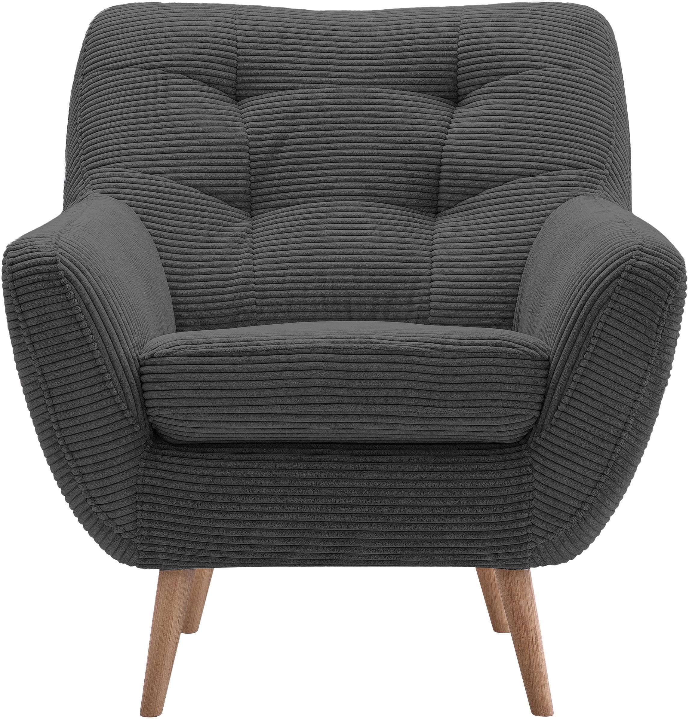 EXXPO Sessel Scandi Anthrazit Skandinavisches Design