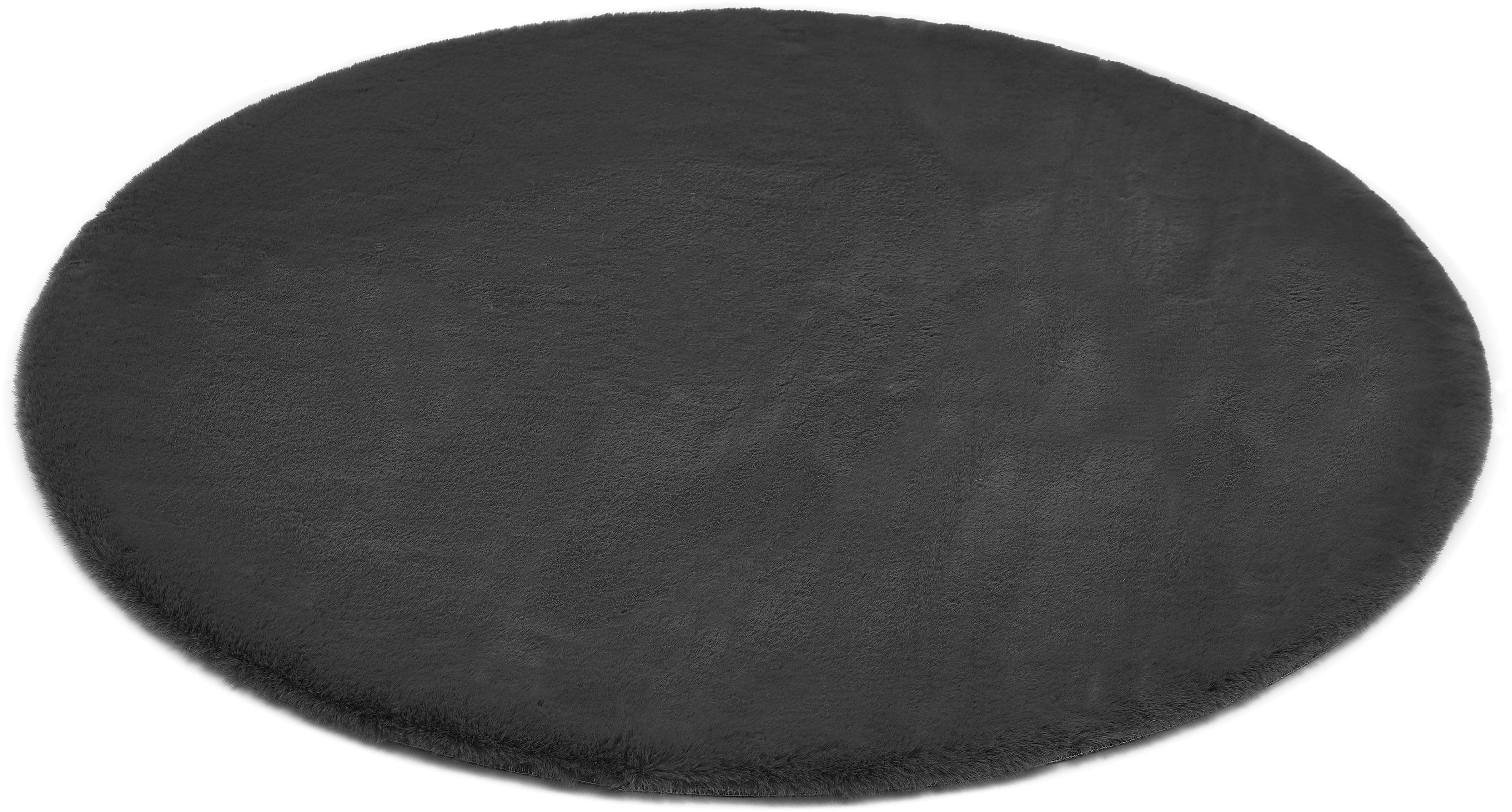 LUXOR living Fellteppich Novara Grau Hochflor Kunstfell