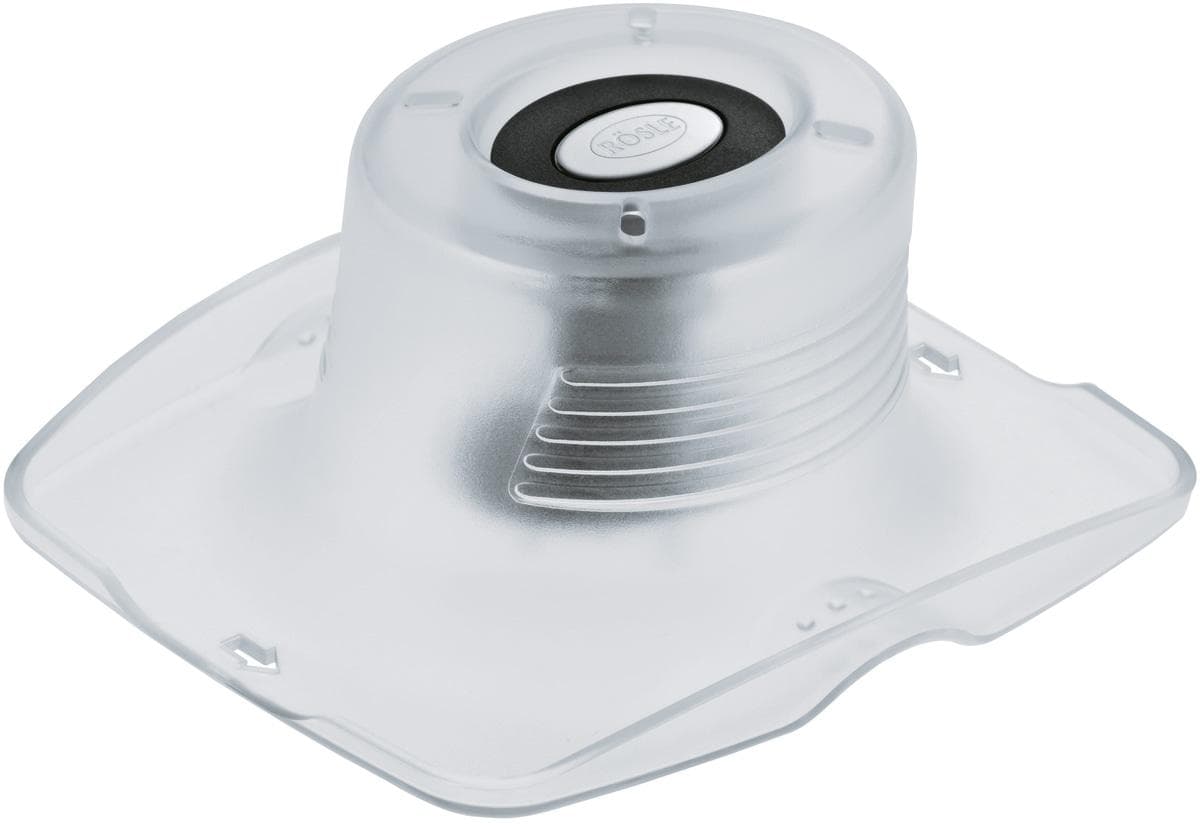 RÖSLE Gemüsehalter Schwarz Transparent Edelstahl Kunststoff