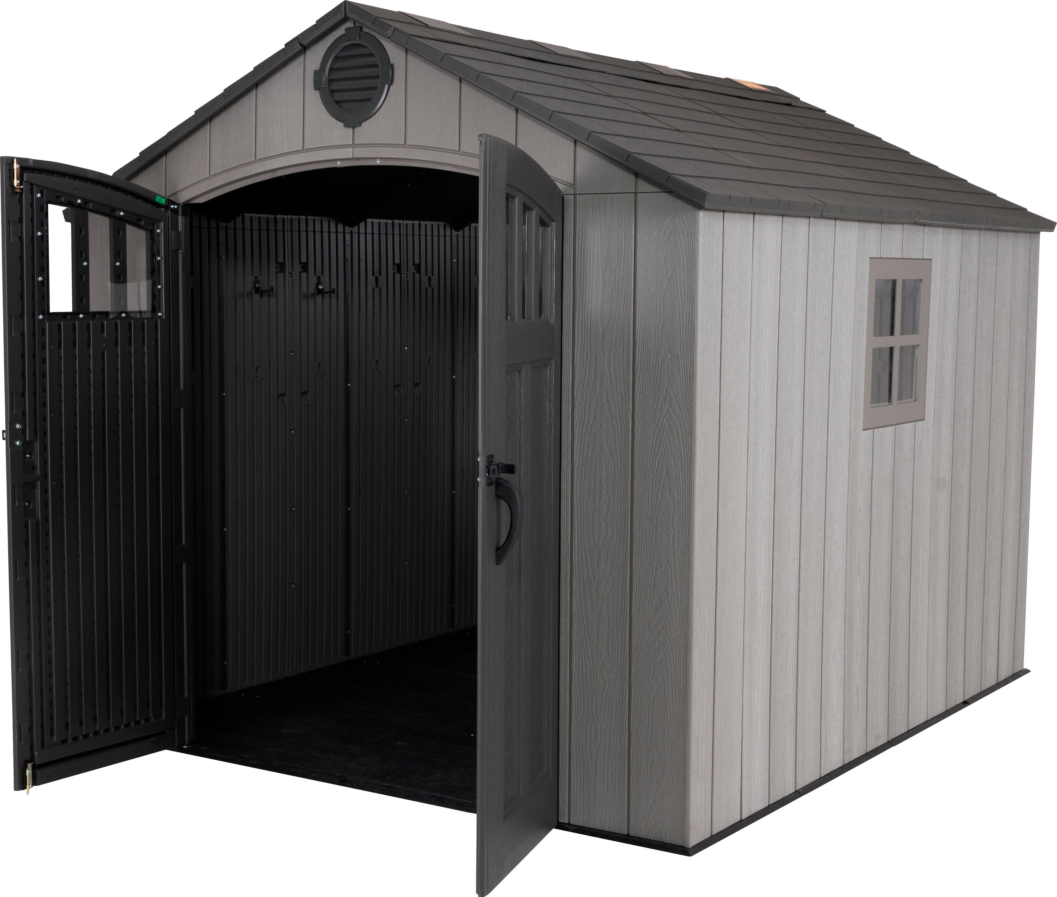 Lifetime Gerätehaus Jupiter Grau HDPE Kunststoff