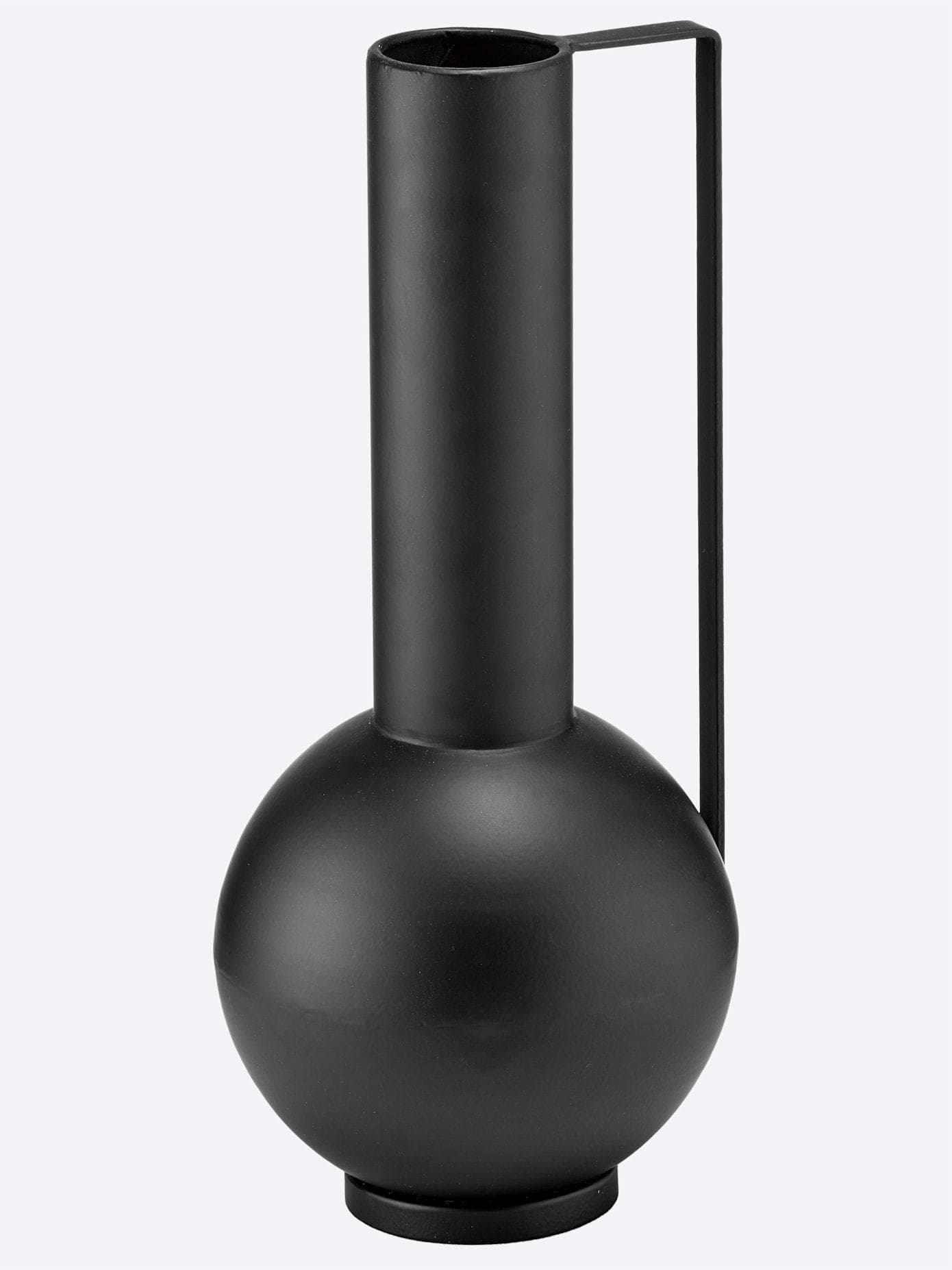 Dekovase Schwarz Metall Vasen
